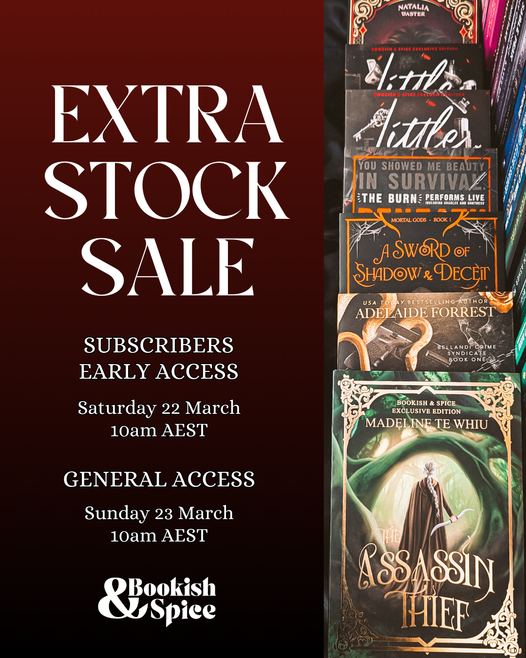 Extra Stock Sale!
