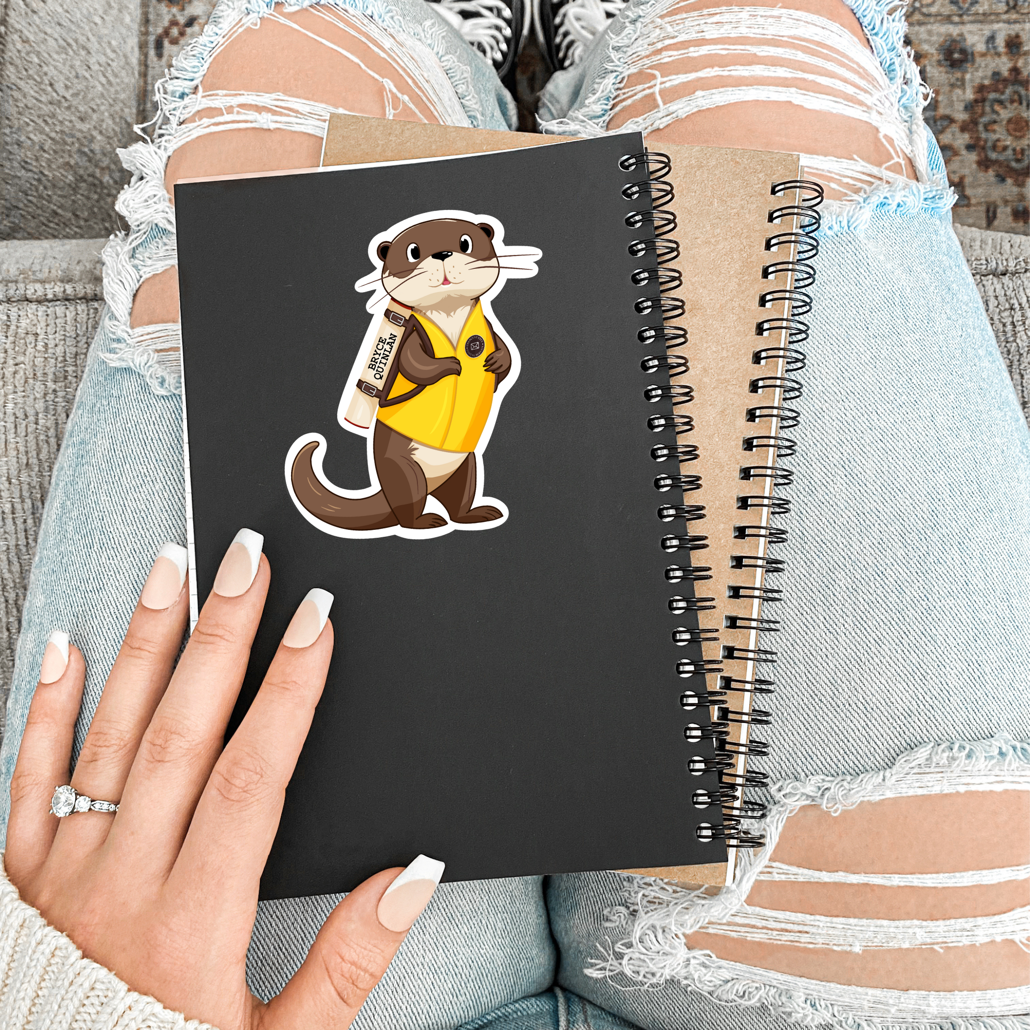 Otter Mail Vinyl Sticker | Crescent City | Sarah J Maas | Officially Licensed