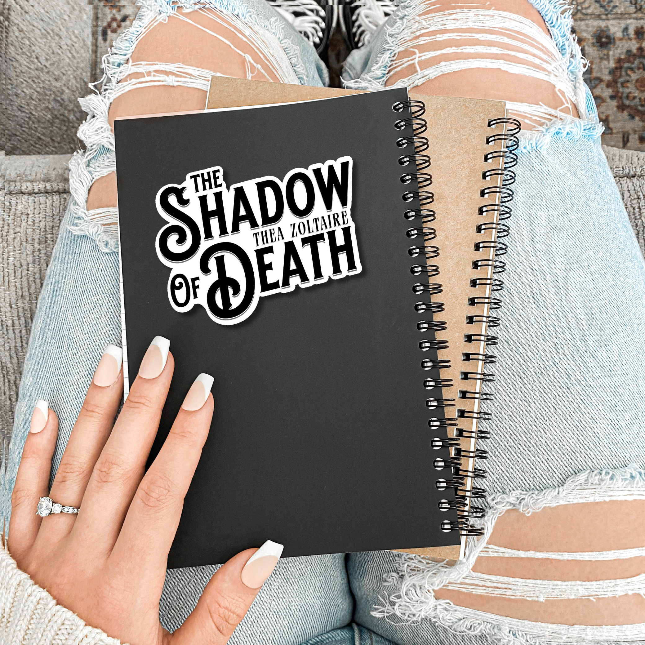 The Shadow of Death Vinyl Sticker | The Legends of Thezmarr | Helen Scheuerer | Officially Licensed