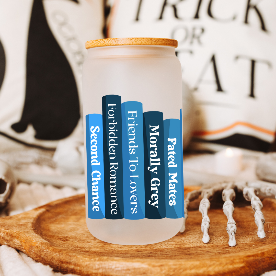 Wraparound Trope Stack Libby Glass | Blue 16oz