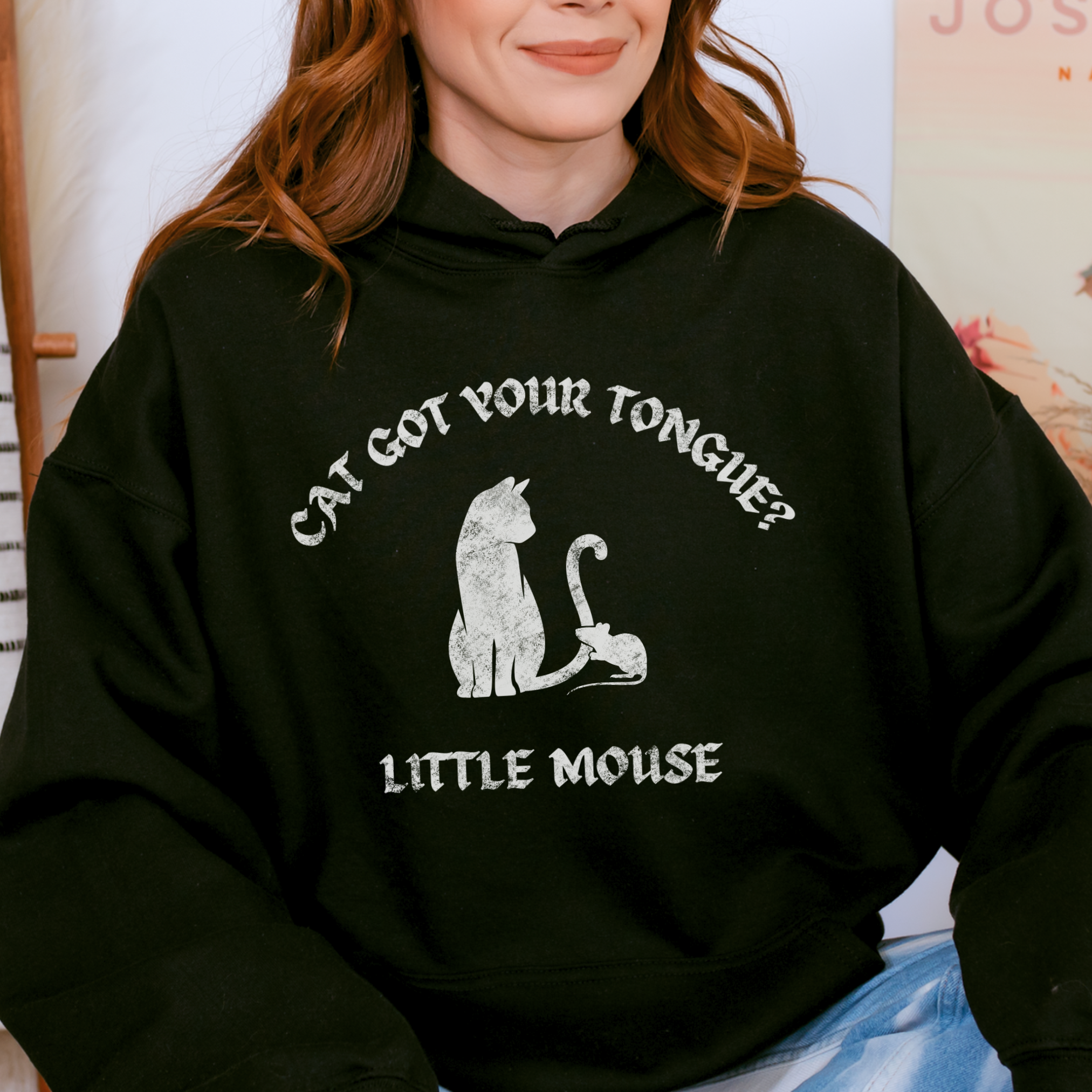 Cat Got Your Tongue Hoodie | Cat & Mouse Duet | HD Carlton | Officially Licensed