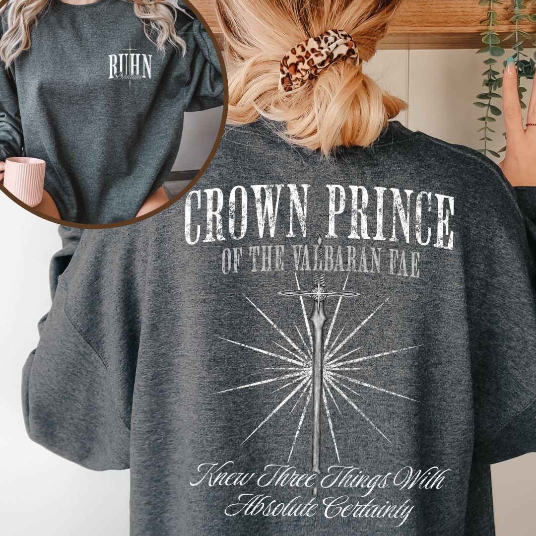 Ruhn Danaan Sweatshirt | Crescent City | Sarah J Maas | Officially Licensed