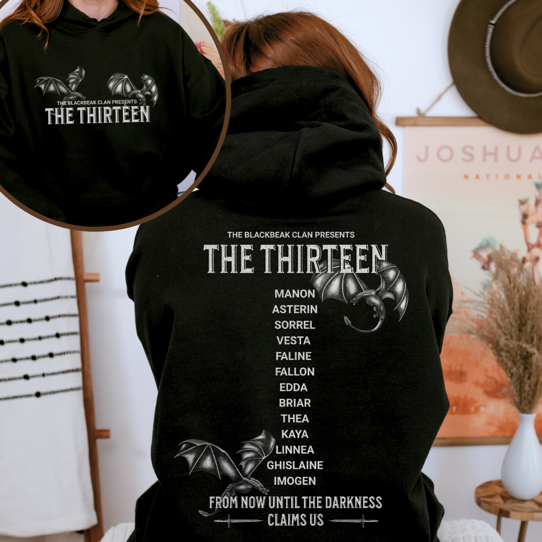 The Thirteen Hoodie | Throne of Glass | Sarah J Maas | Officially Licensed