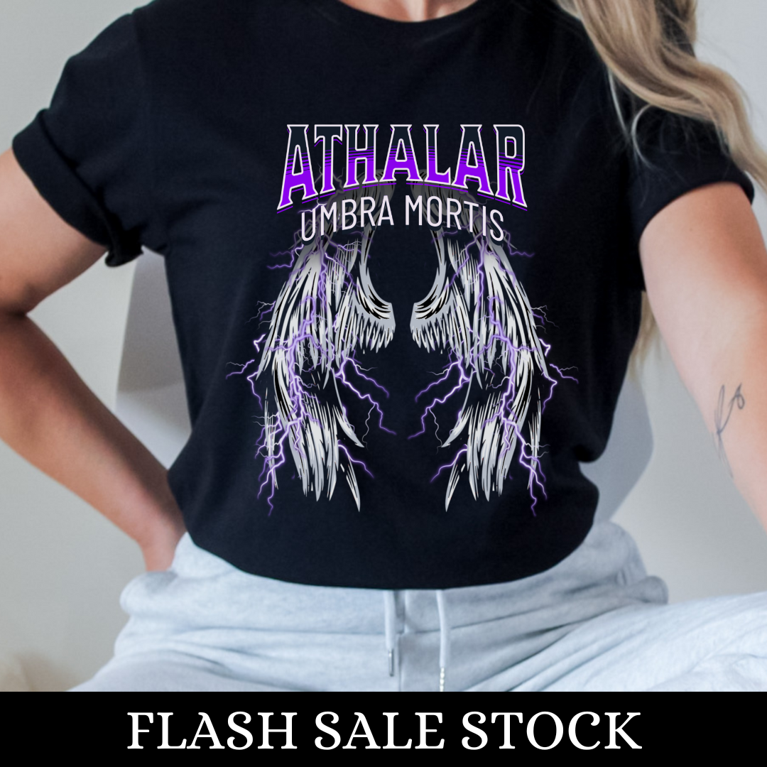 Hunt Athalar Umbra Mortis T-Shirt | Flash Sale | Crescent City | Sarah J Maas | Officially Licensed (Copy)