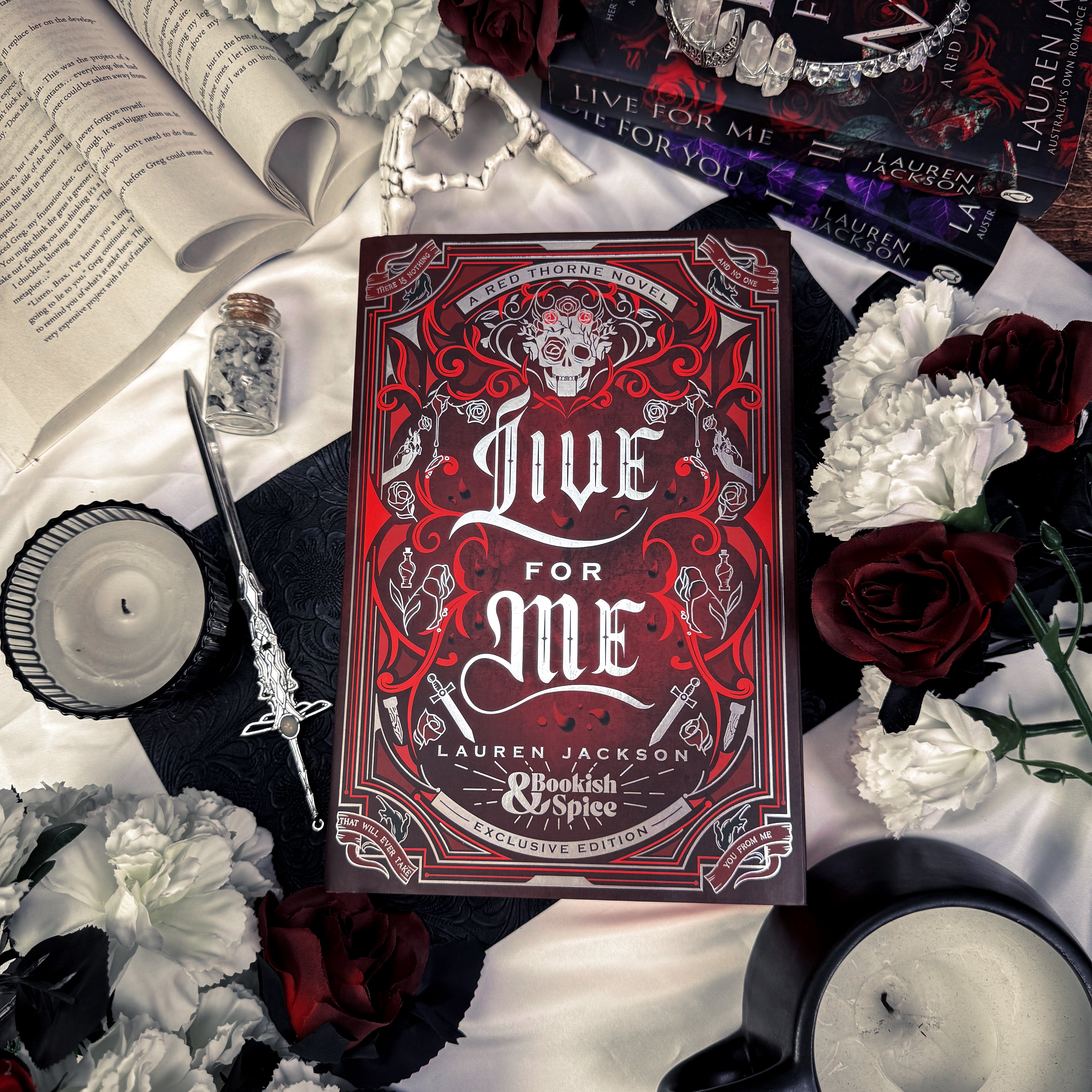 Red Thorne Bundle (Die For You + Live For Me) | Lauren Jackson | Exclusive Special Edition | IMPERFECT