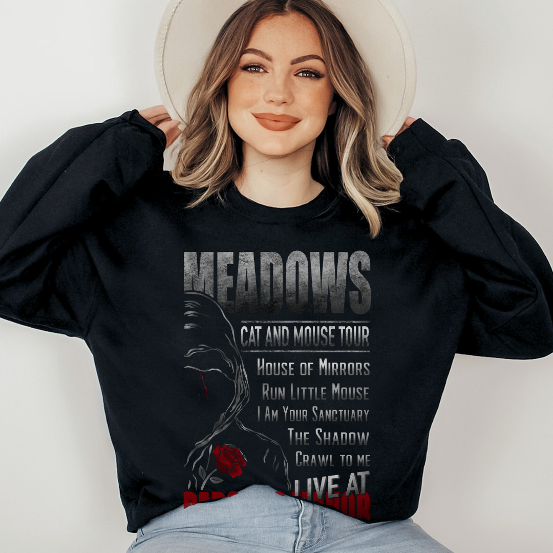Meadows Cat & Mouse Tour Sweatshirt | Cat & Mouse Duet | HD Carlton | Officially Licensed