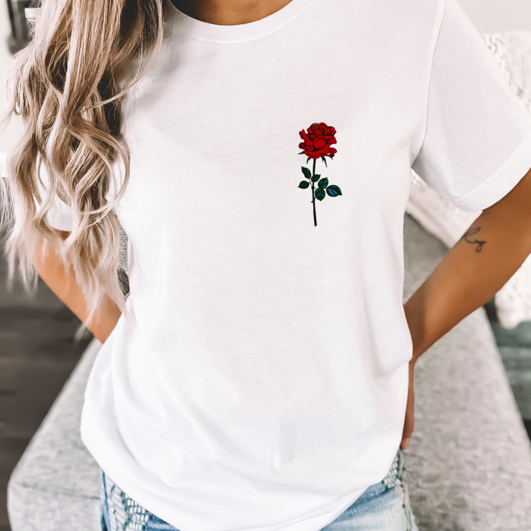 Zade Meadows Rose T-Shirt | Cat & Mouse Duet | HD Carlton | Officially Licensed