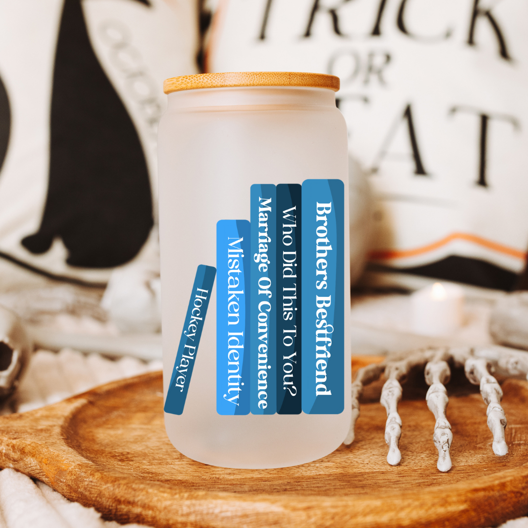 Wraparound Trope Stack Libby Glass | Blue 16oz