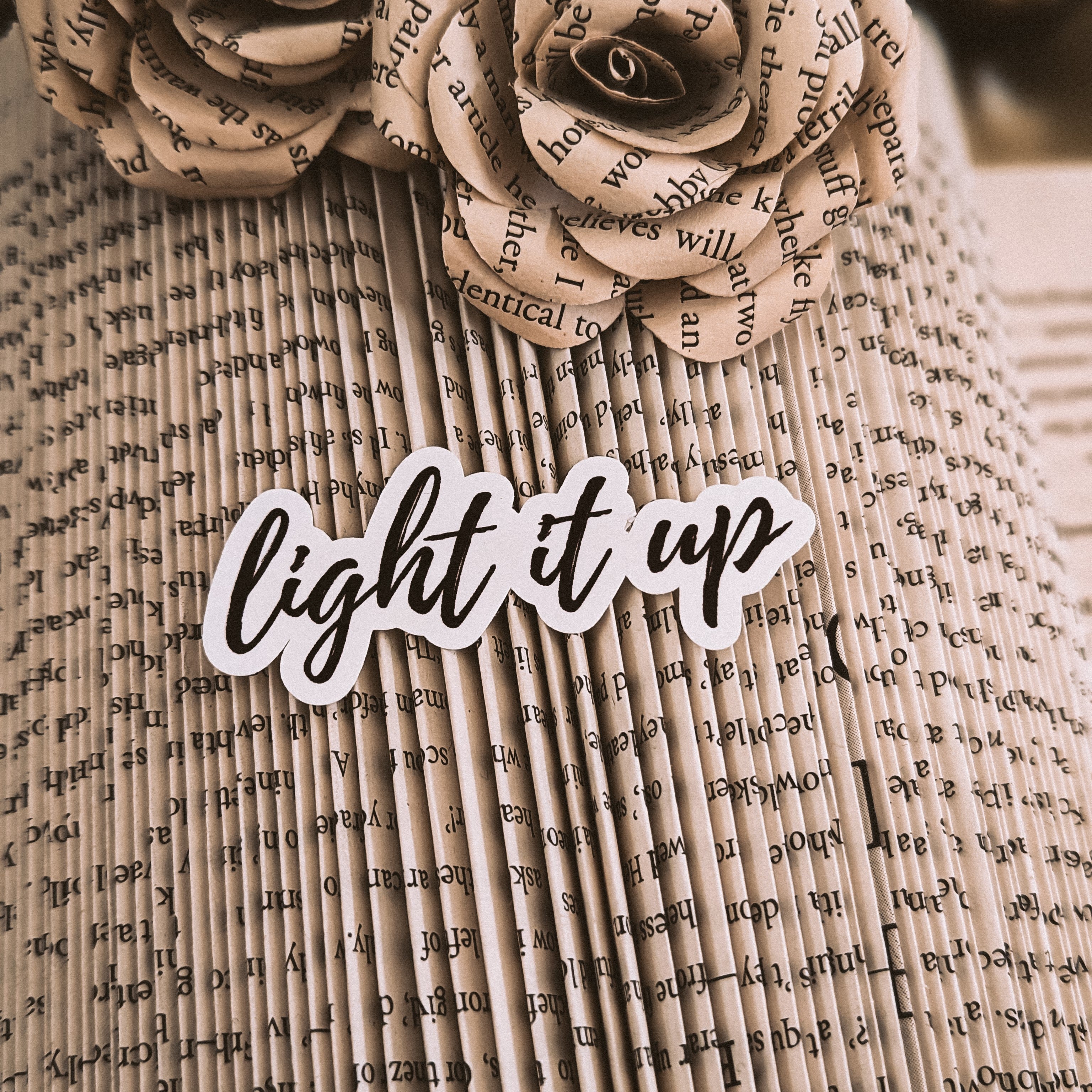 Light It Up Vinyl Sticker | Crescent City | Sarah J Maas | Officially Licensed
