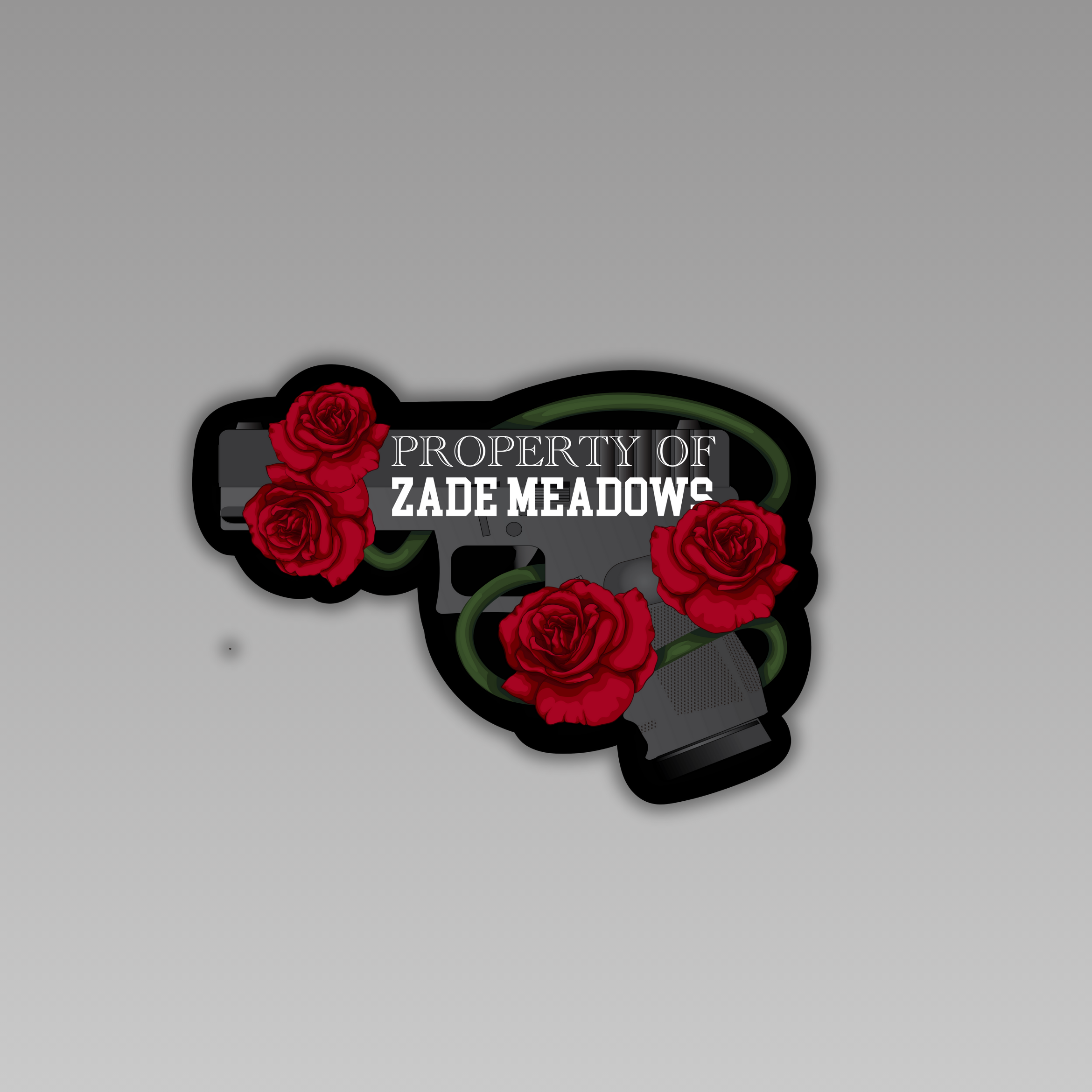 Property Of Zade Meadows | Officially Licensed HD Carlton | Haunting Adeline Bookish Vinyl Sticker
