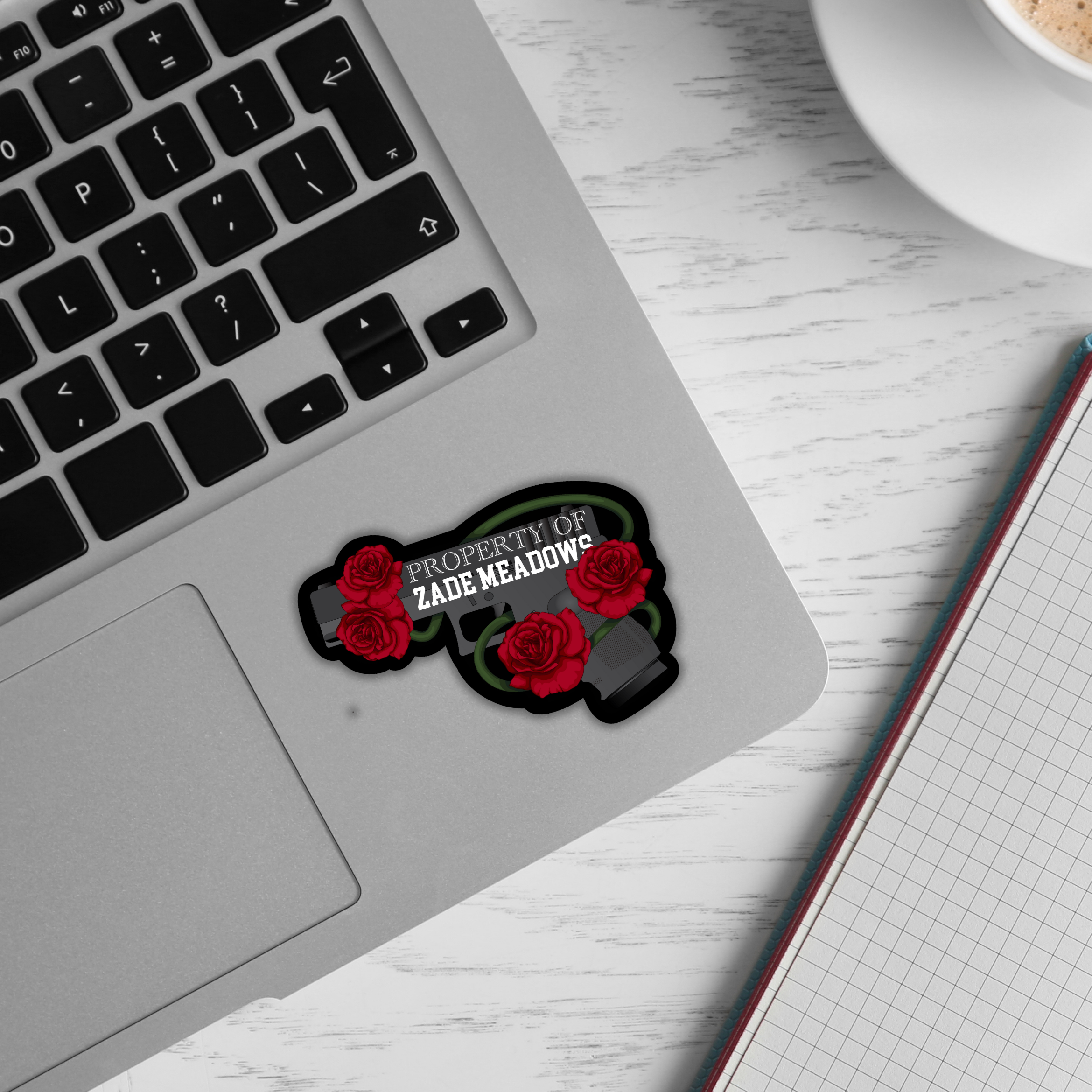 Property Of Zade Meadows | Officially Licensed HD Carlton | Haunting Adeline Bookish Vinyl Sticker