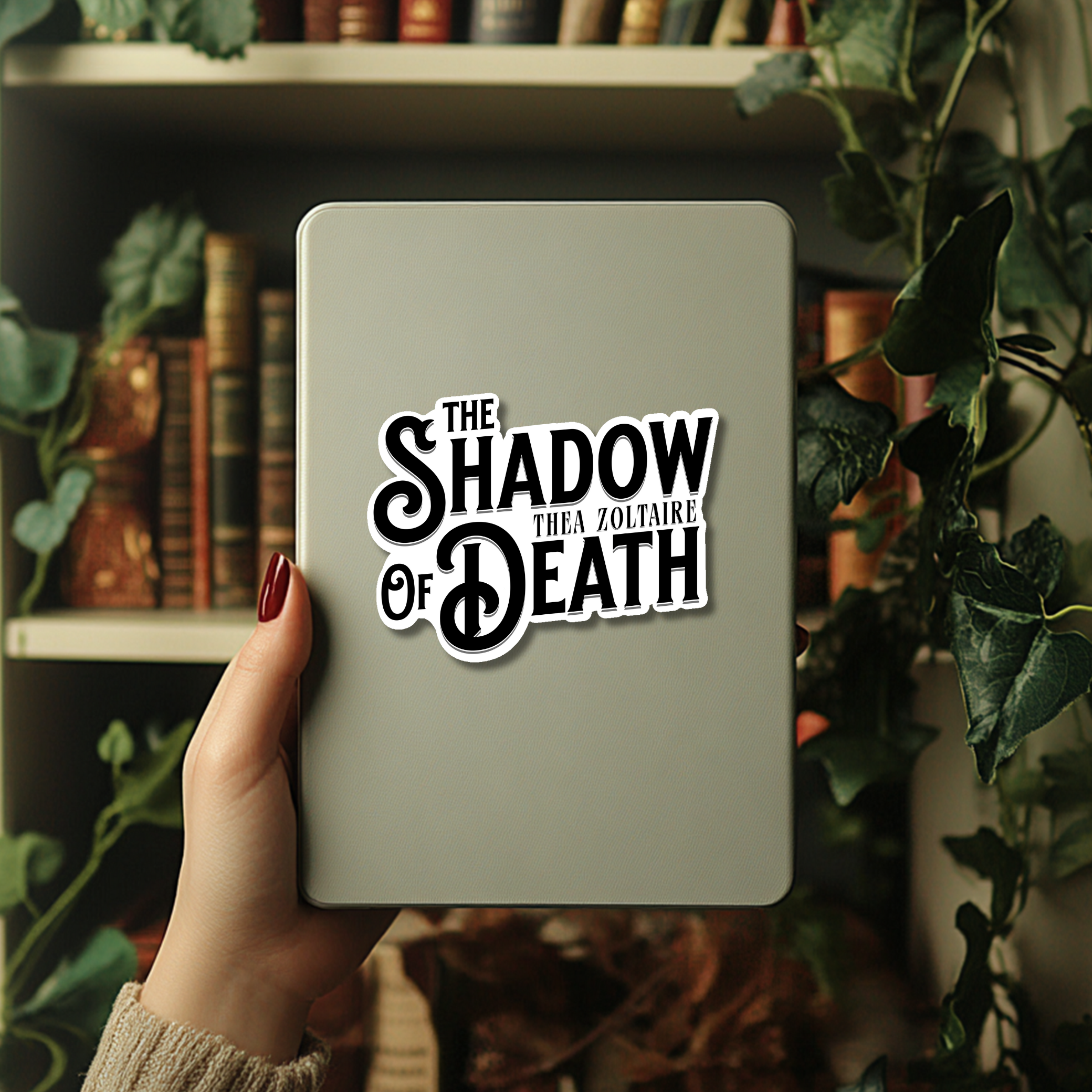 The Shadow of Death Vinyl Sticker | The Legends of Thezmarr | Helen Scheuerer | Officially Licensed