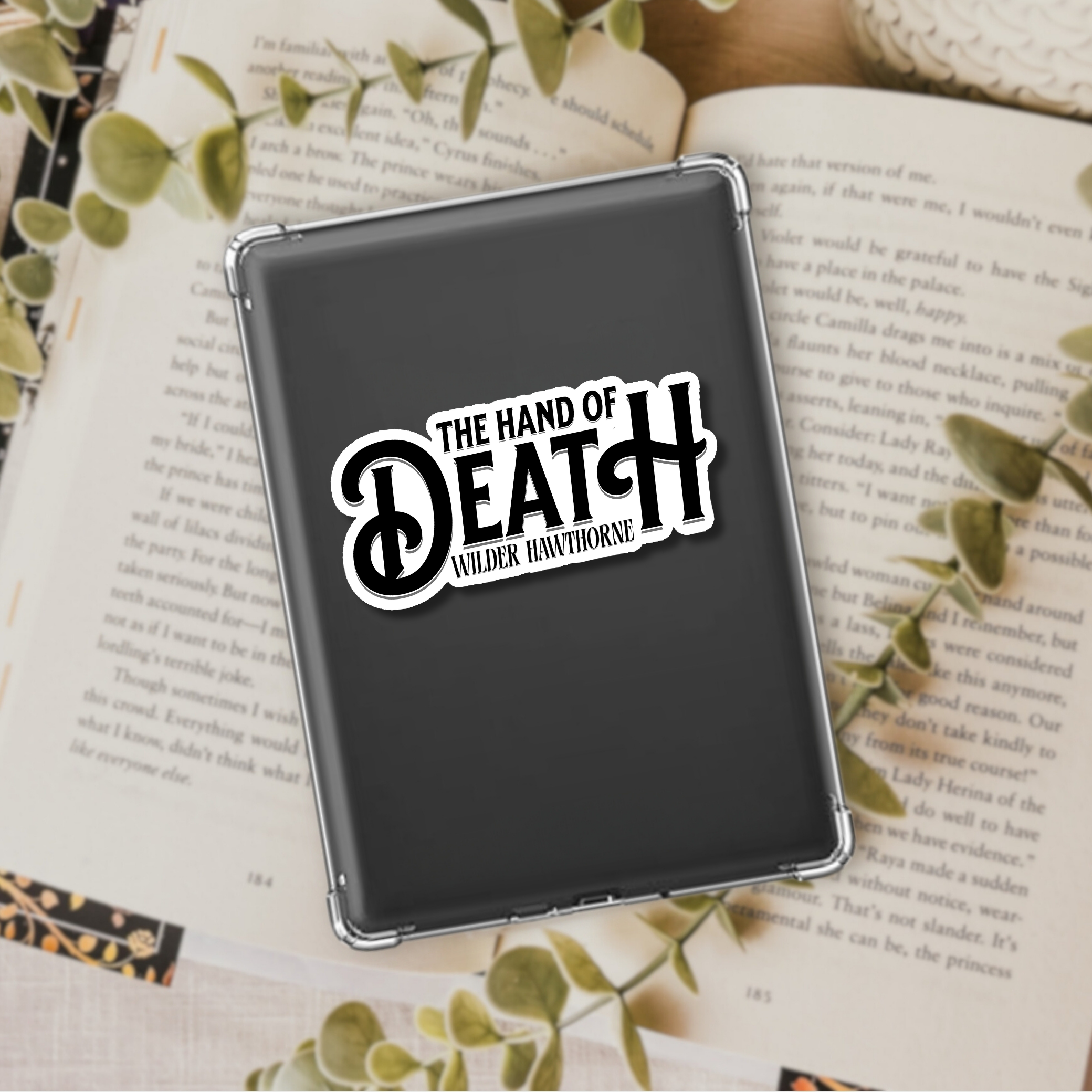 The Hand of Death Vinyl Sticker | The Legends of Thezmarr | Helen Scheuerer | Officially Licensed