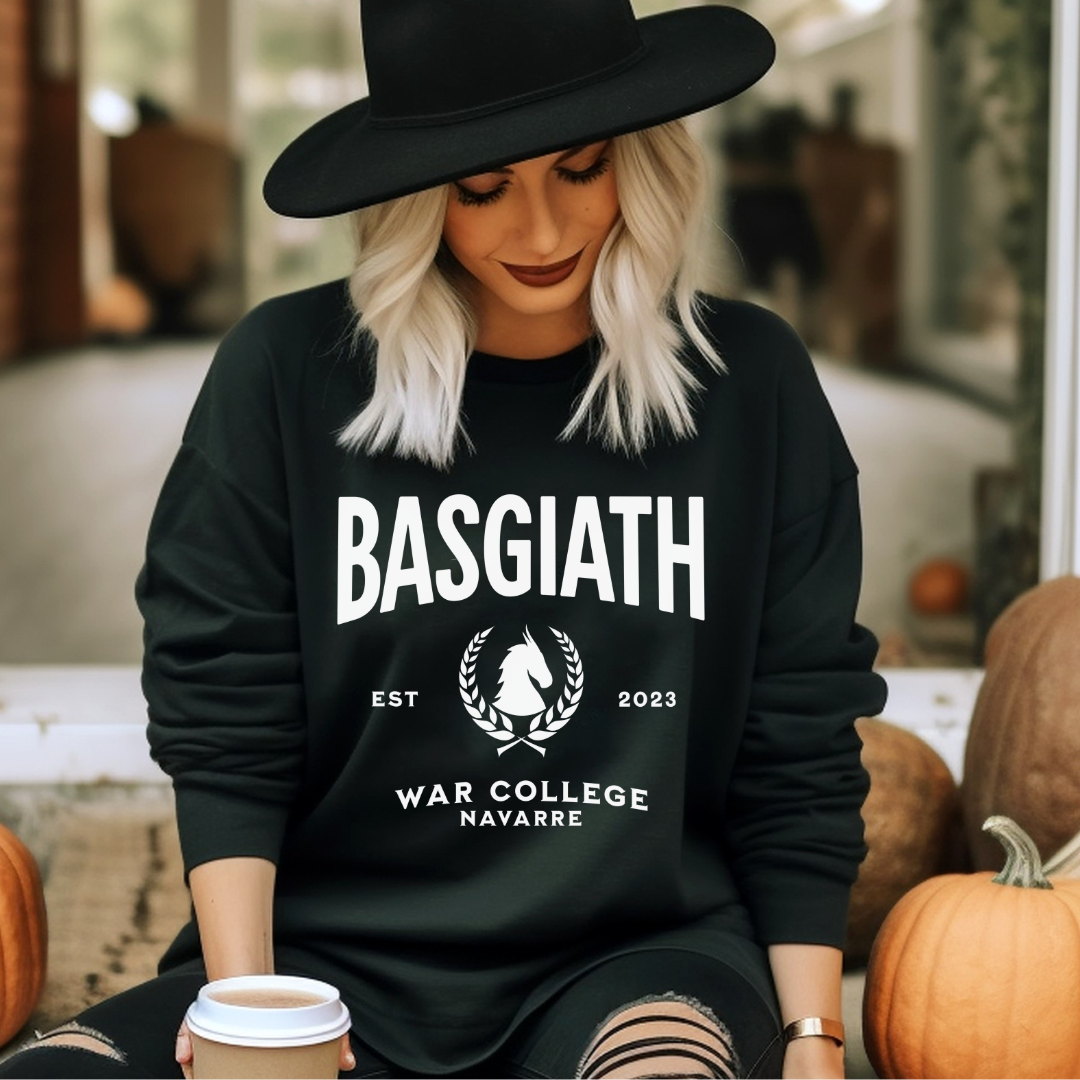 Basgiath War College Sweatshirt | Fourth Wing | Rebecca Yarros | Officially Licensed