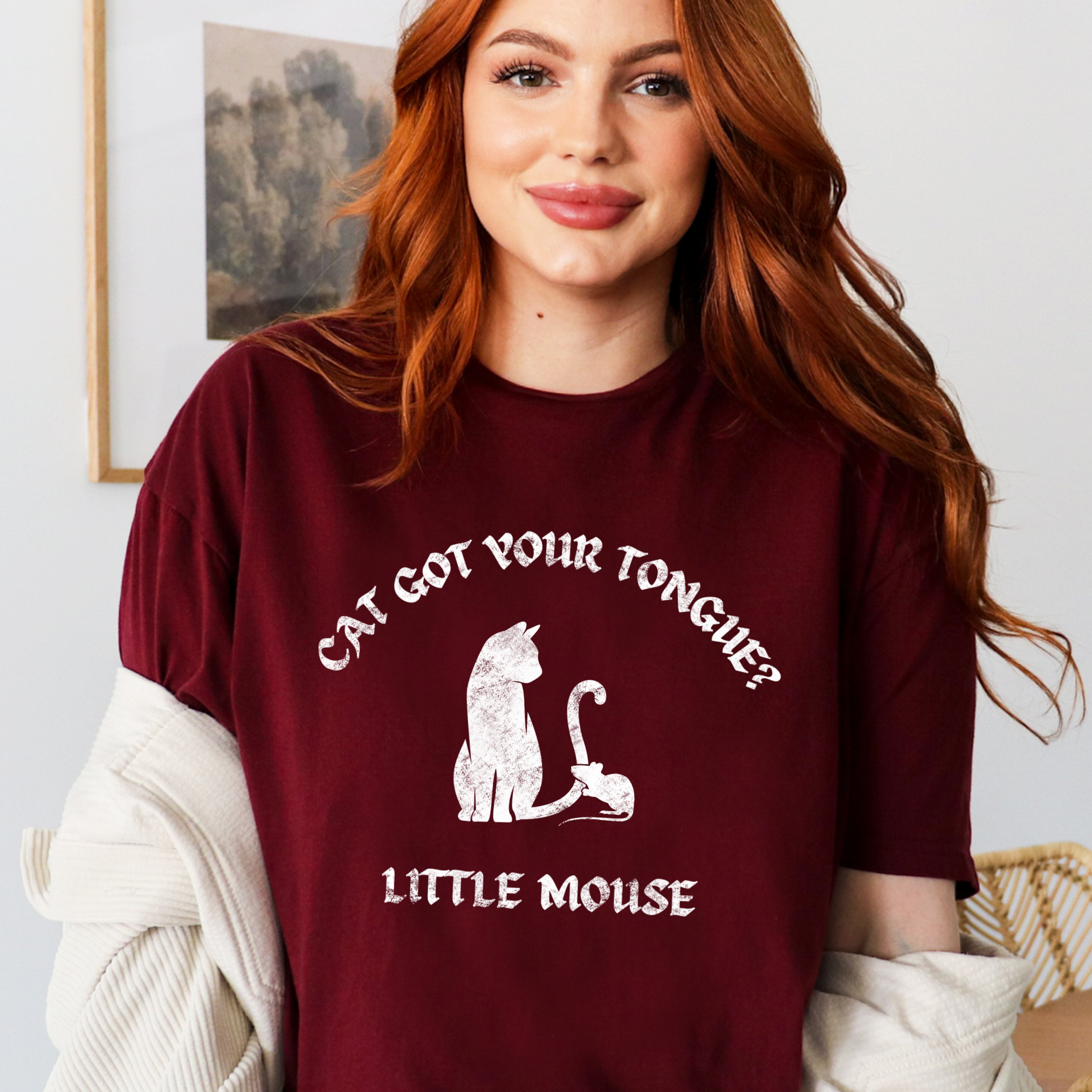 Cat Got Your Tongue T-Shirt | Cat & Mouse Duet | HD Carlton | Officially Licensed