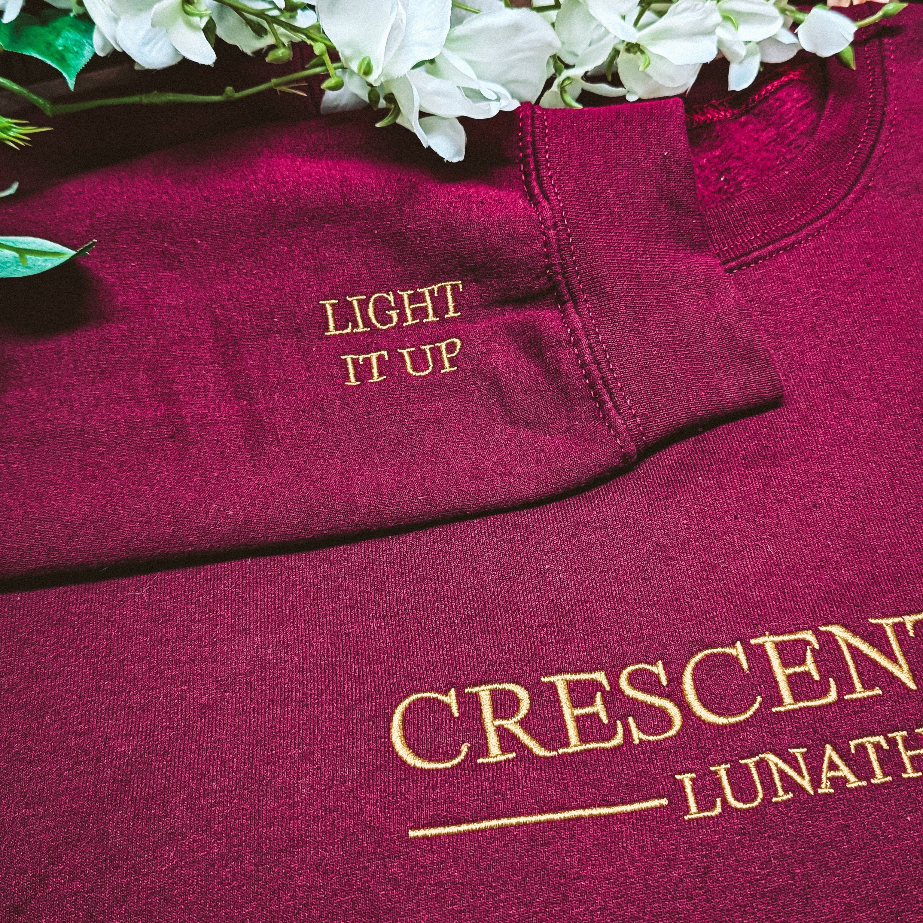 Crescent City EMBROIDERED Sweatshirt | Crescent City | Sarah J Maas | Officially Licensed