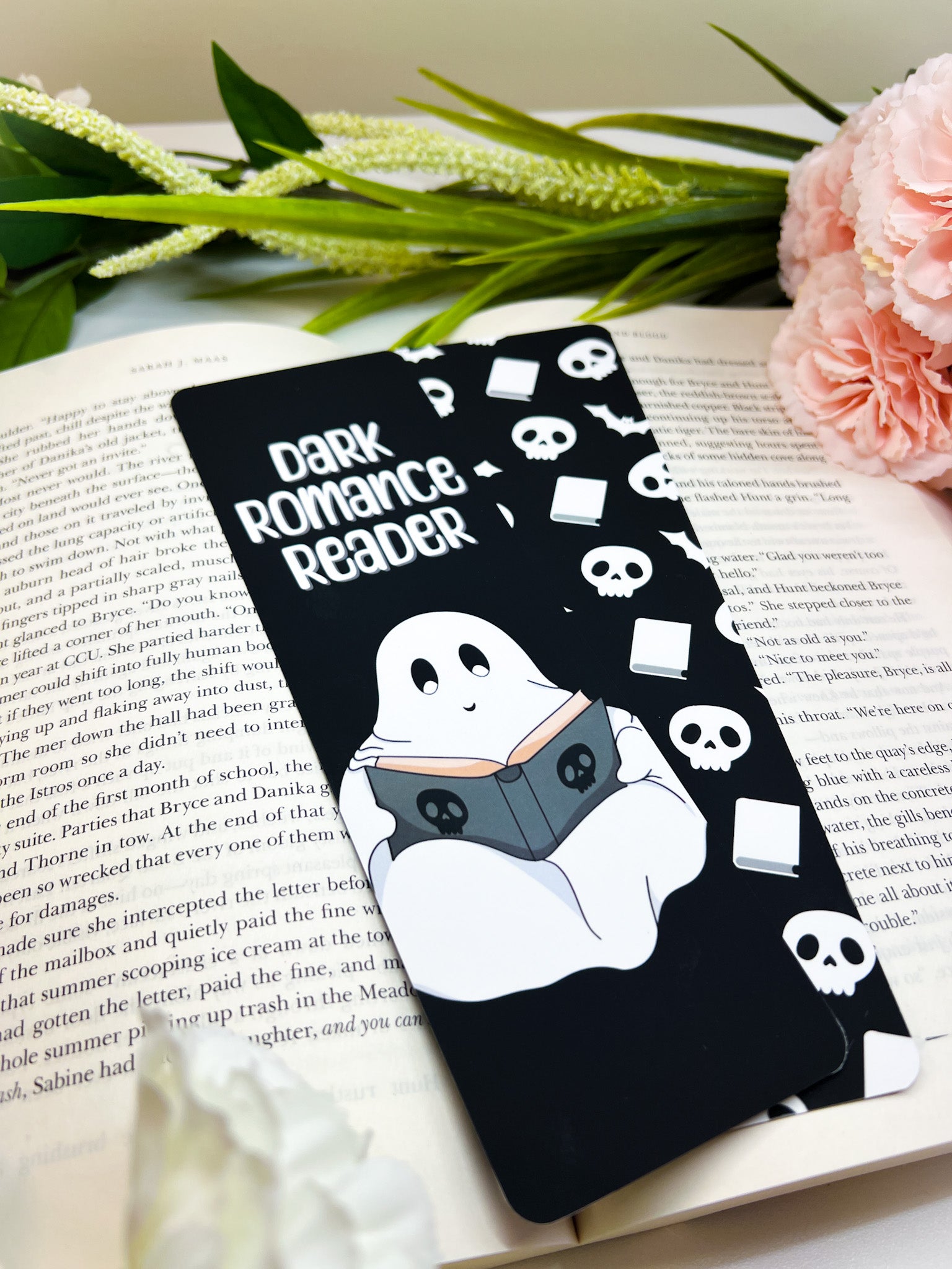 Dark Romance Ghost Bookmark
