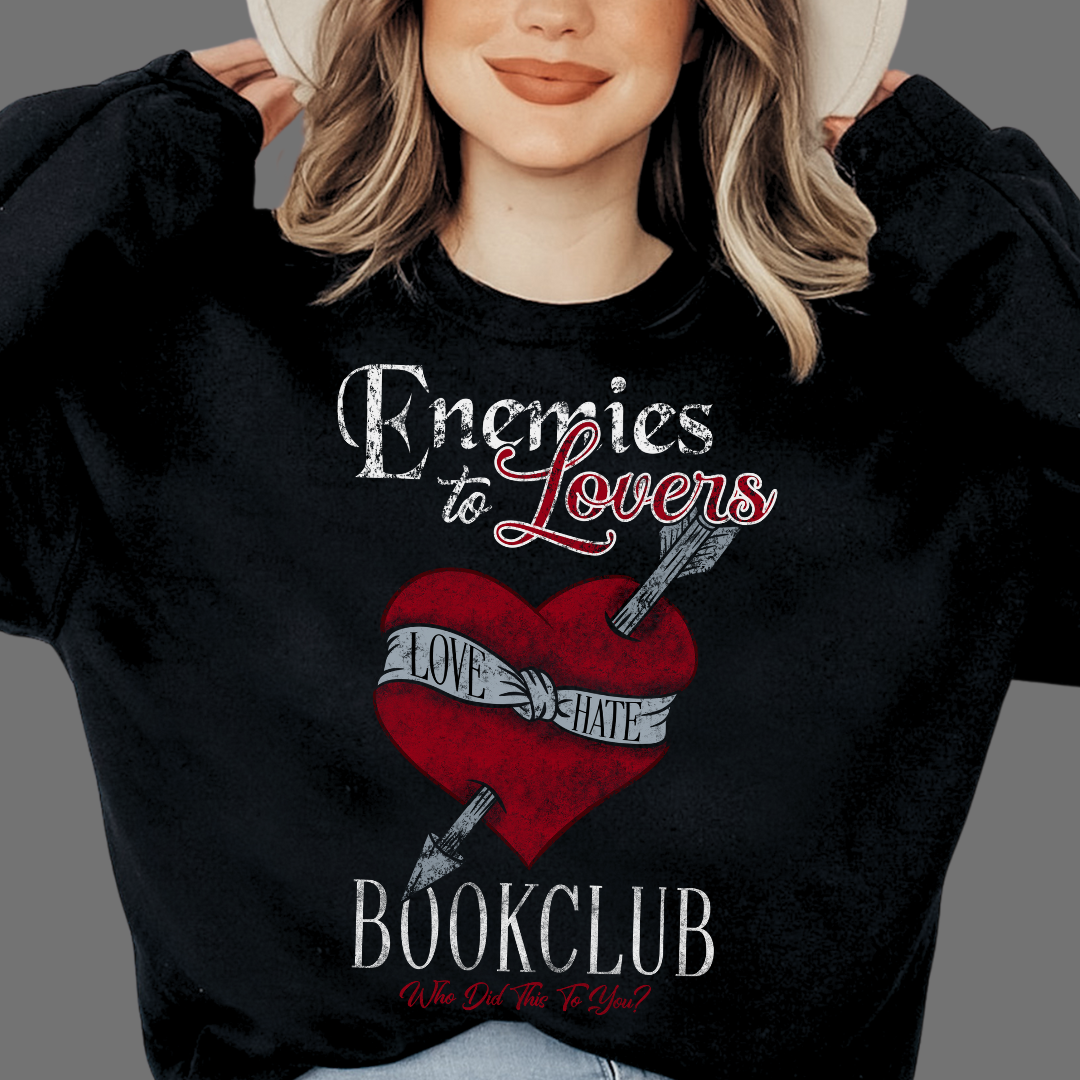 Enemies To Lovers Book Club Sweatshirt | Trope Collection