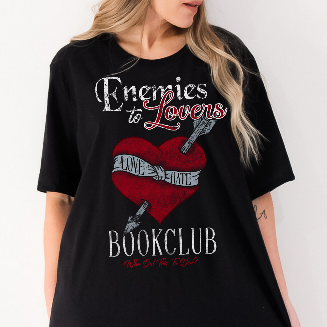 Enemies To Lovers Book Club T-Shirt | Trope Collection