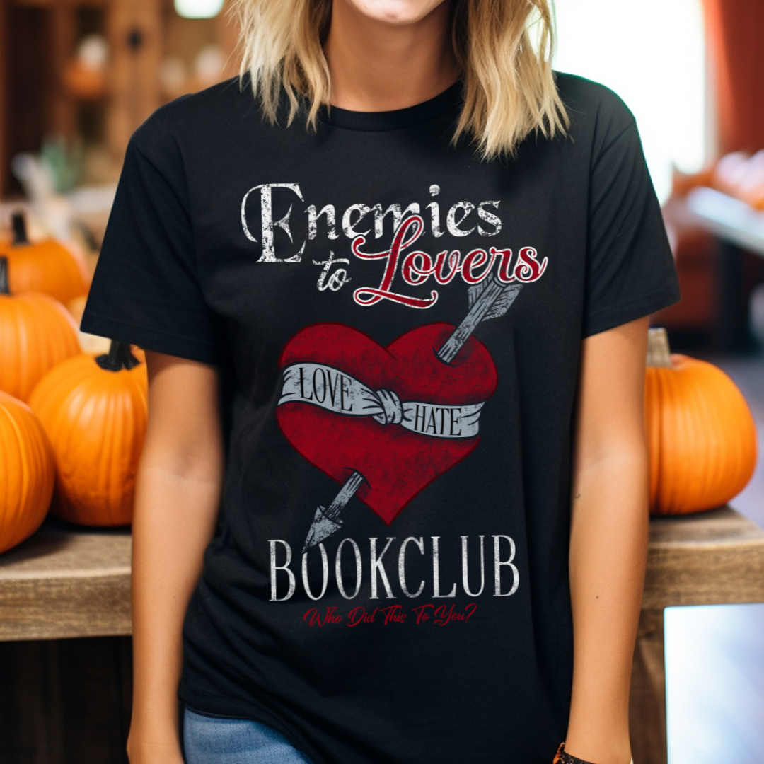 Enemies To Lovers Book Club T-Shirt | Trope Collection