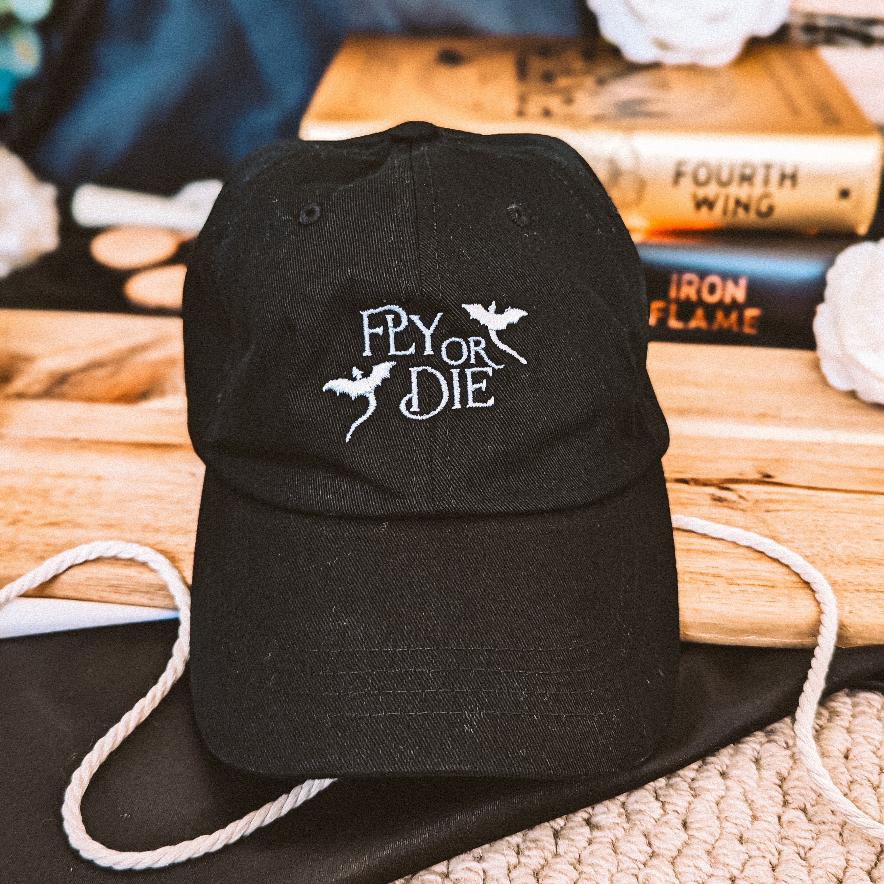 Fly or Die Hat | Fourth Wing | Rebecca Yarros | Officially Licensed