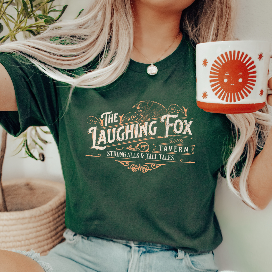 The Laughing Fox T-Shirt | The Legends of Thezmarr | Helen Scheuerer | Officially Licensed