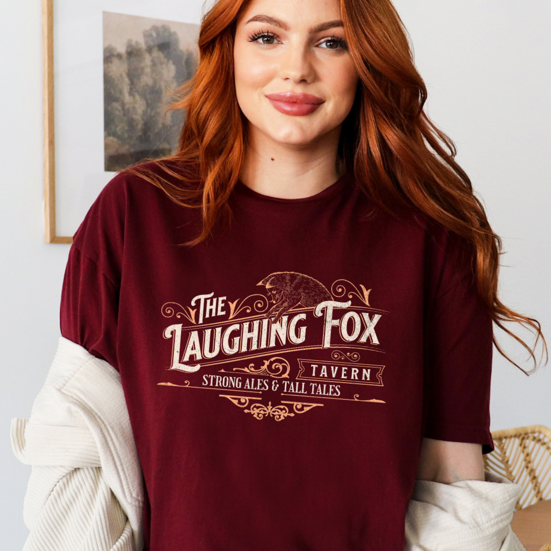 The Laughing Fox T-Shirt | The Legends of Thezmarr | Helen Scheuerer | Officially Licensed