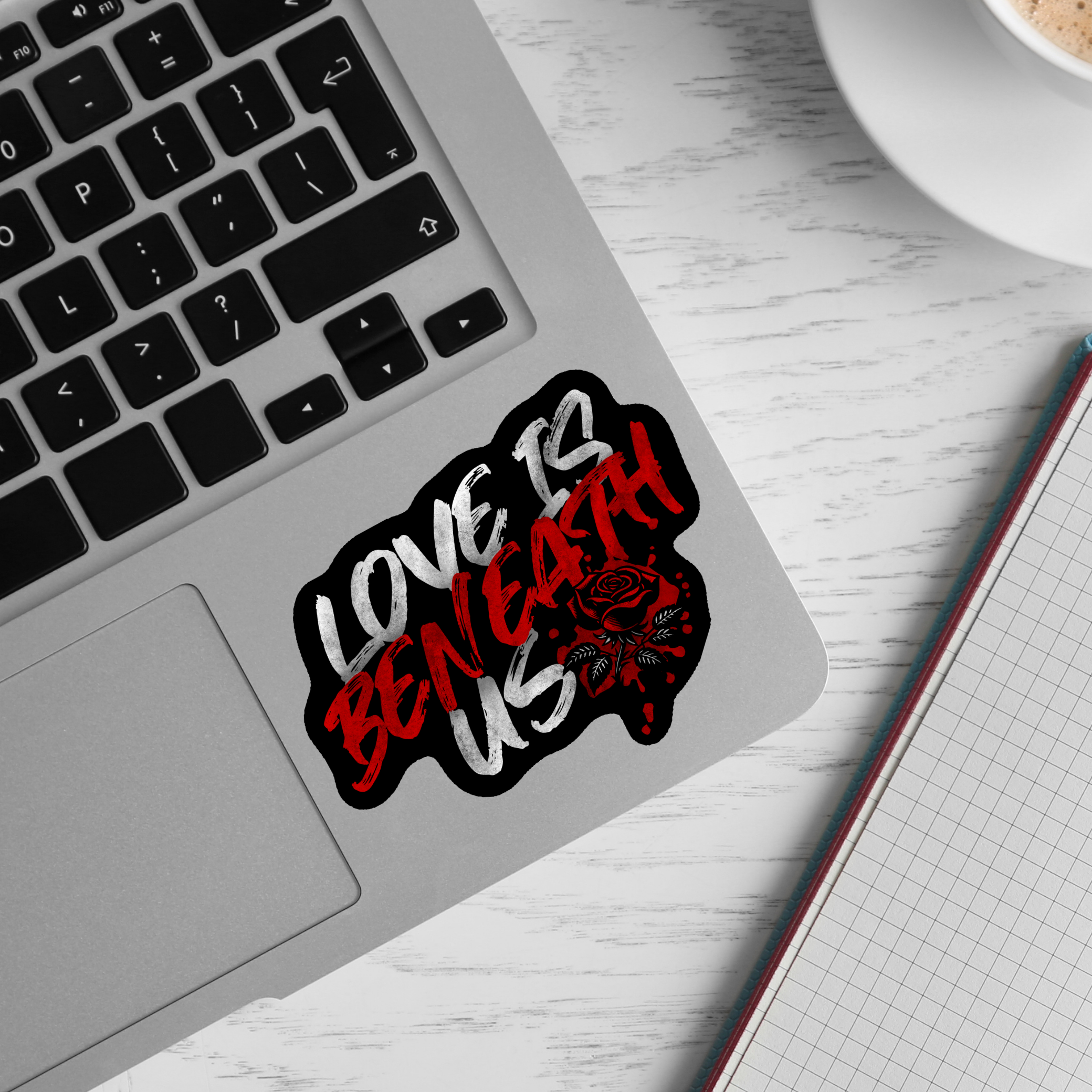 Love Is Beneath Us Vinyl Sticker | That Sik Luv | Jescie Hall | Officially Licensed