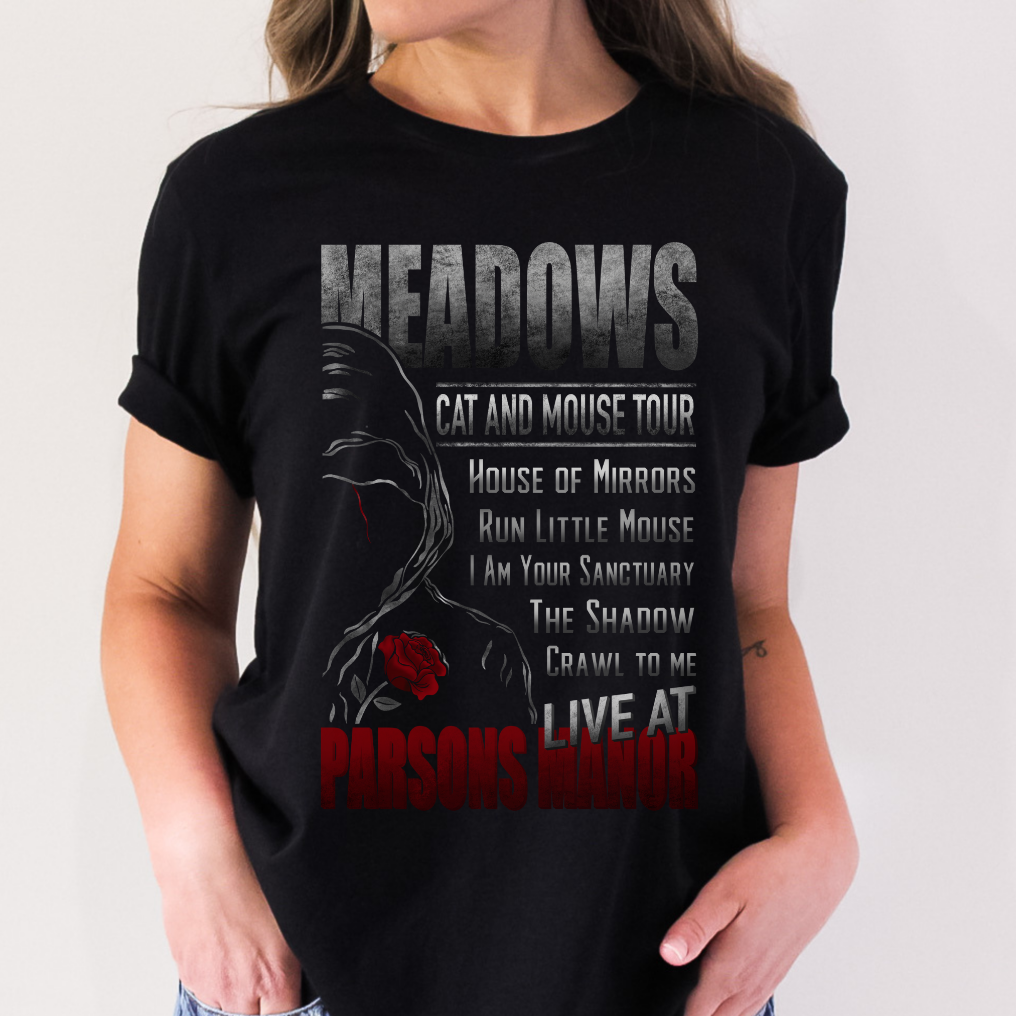 Meadows Cat & Mouse Tour T-Shirt | Cat & Mouse Duet | HD Carlton | Officially Licensed