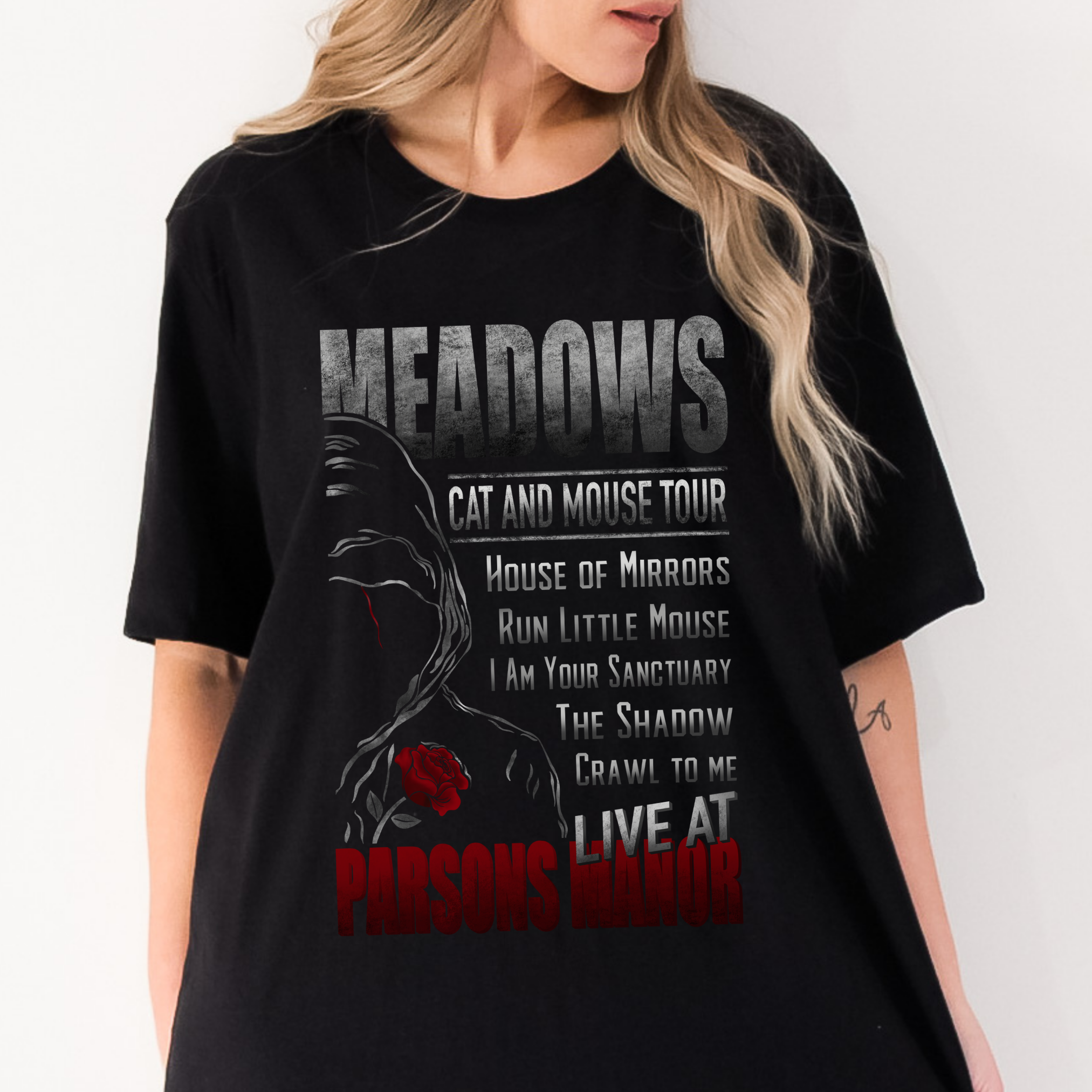 Meadows Cat & Mouse Tour T-Shirt | Cat & Mouse Duet | HD Carlton | Officially Licensed