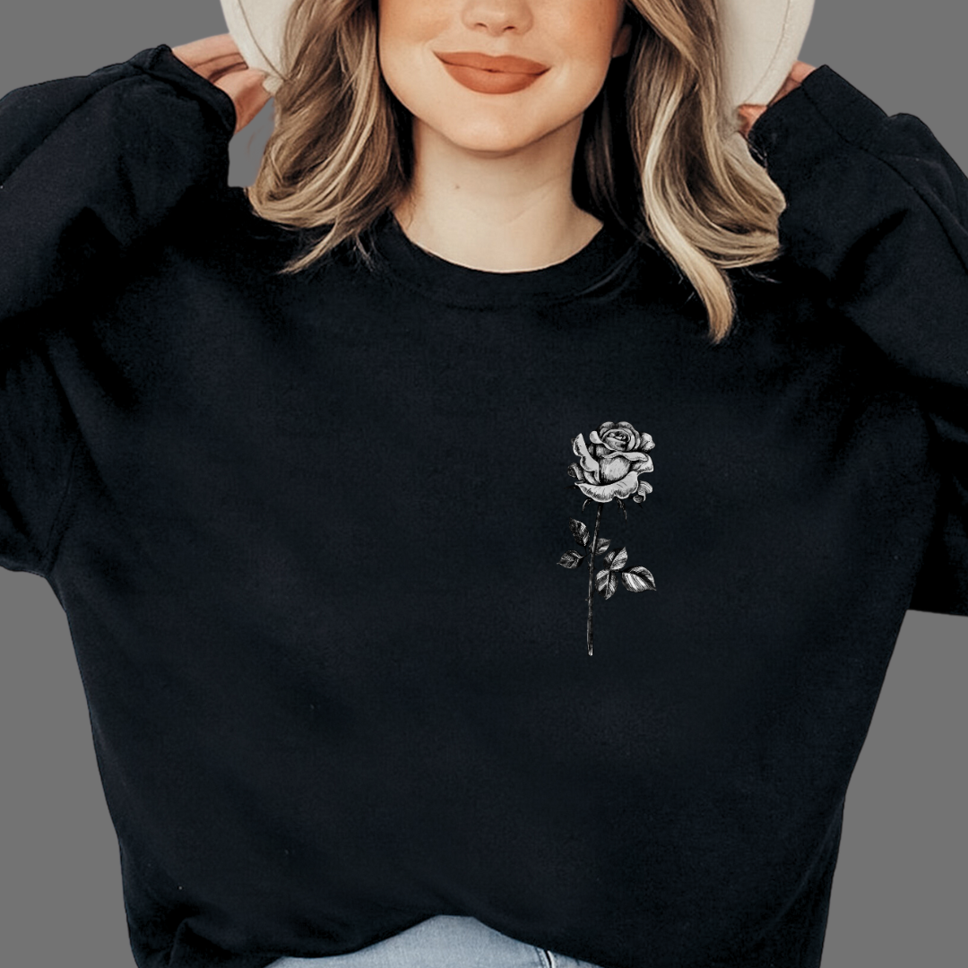 Zade Meadows Rose Sweatshirt | Cat & Mouse Duet | HD Carlton | Officially Licensed