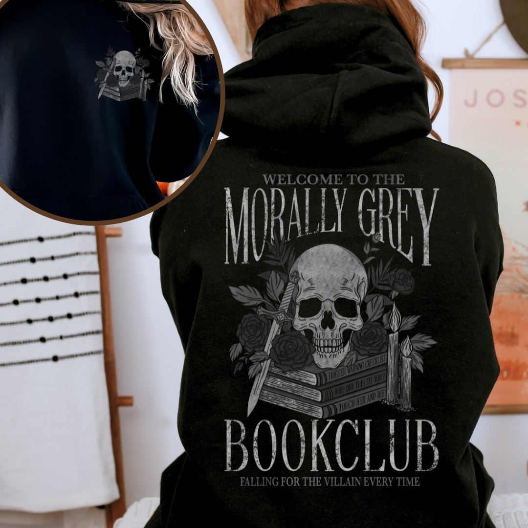 Morally Grey Book Club Hoodie | Trope Collection