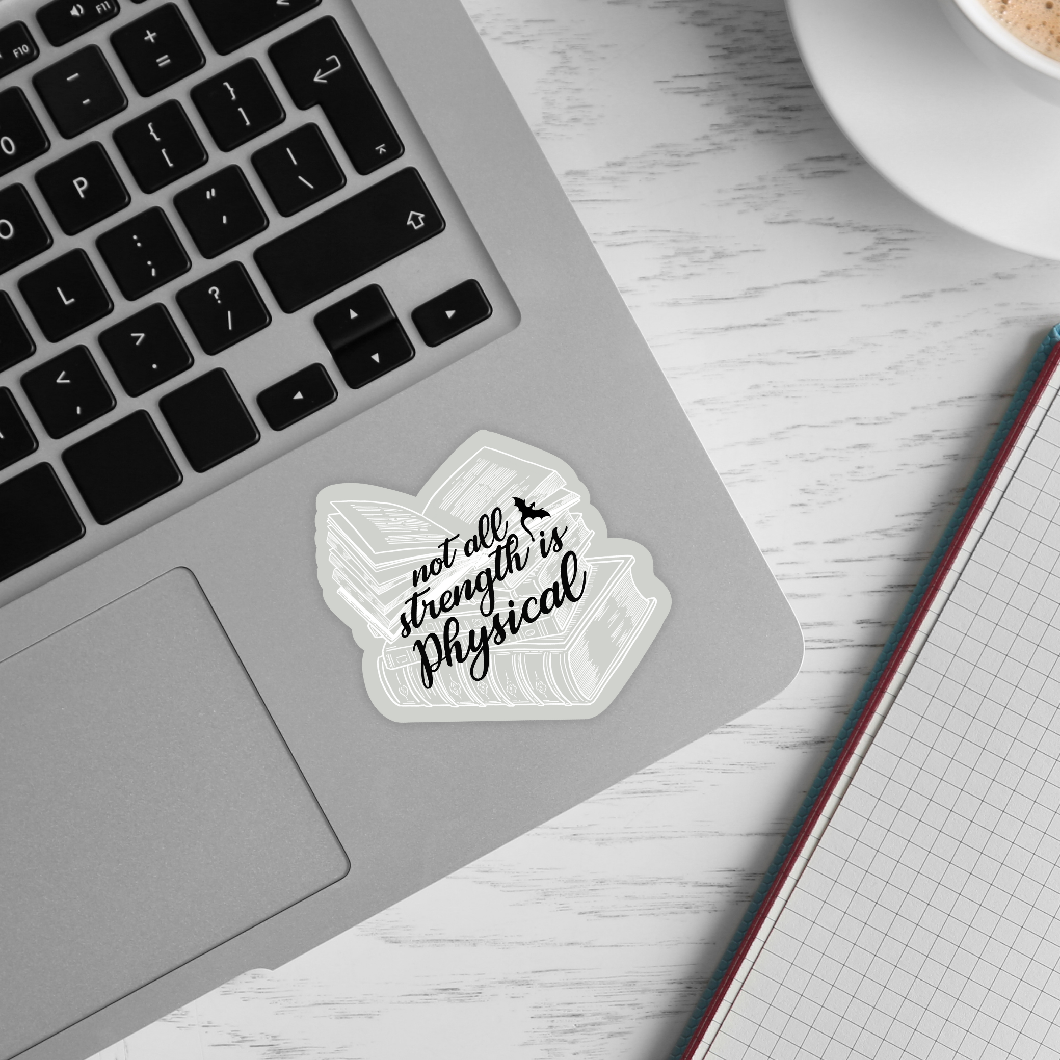 Not All Strength is Physical Vinyl Sticker | Fourth Wing | Rebecca Yarros | Officially Licensed