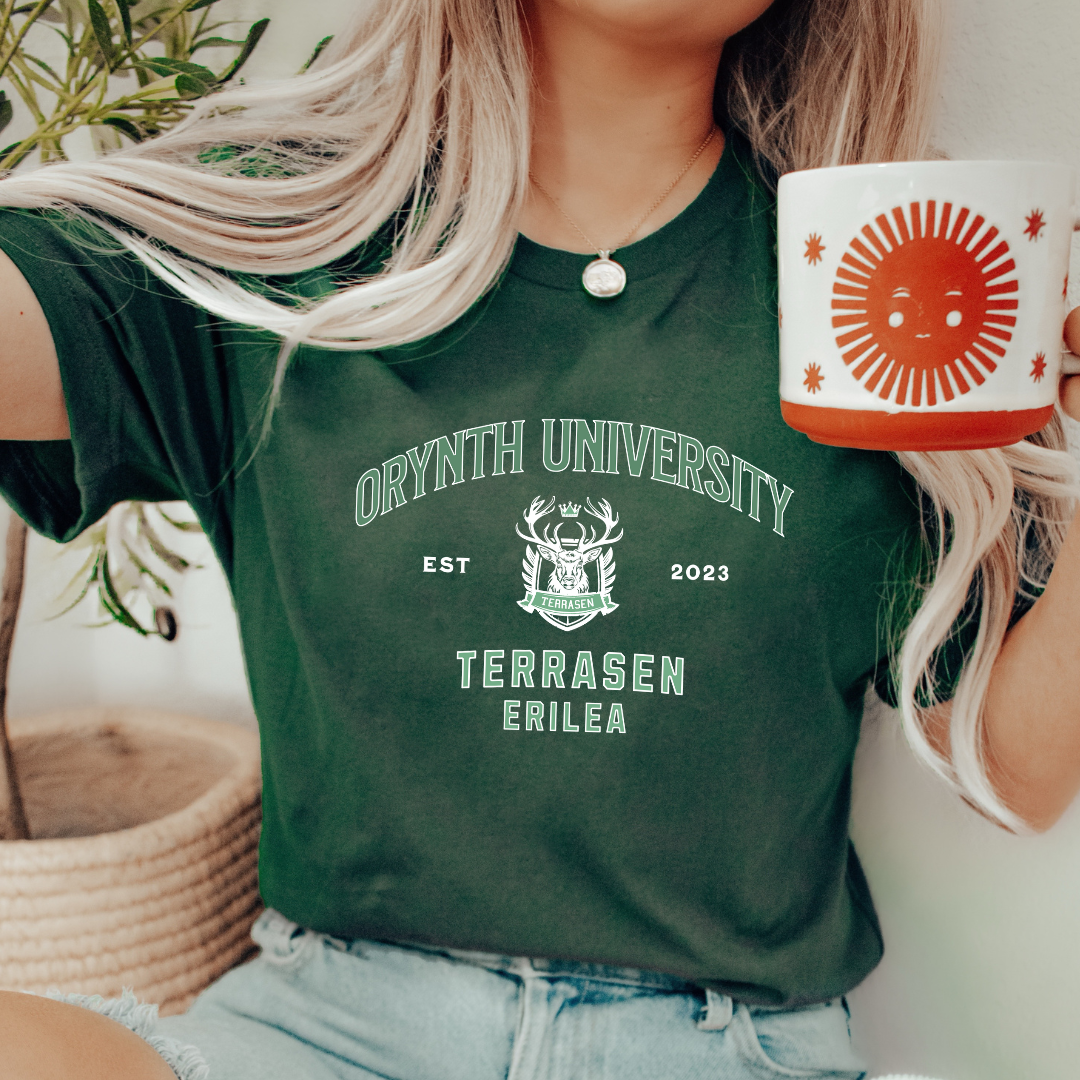 Orynth University T-Shirt | Throne of Glass | Sarah J Maas | Officially Licensed