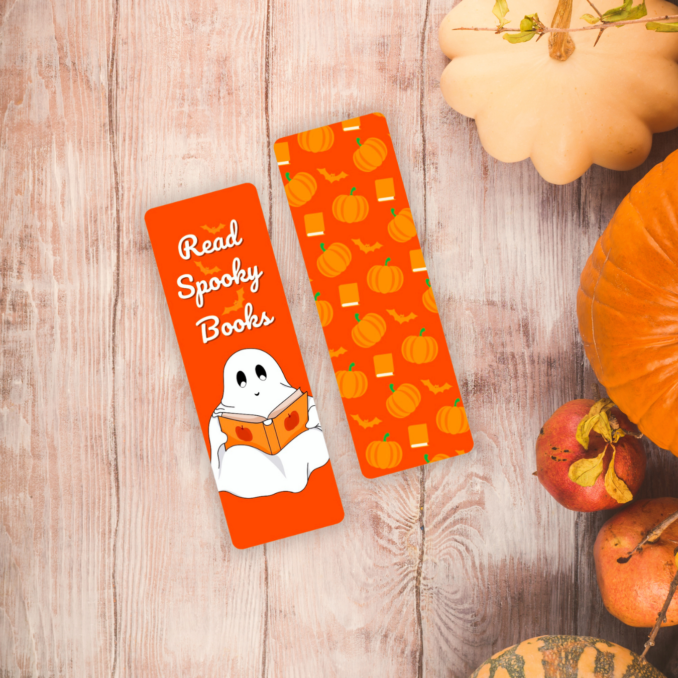Read Spooky Books Ghost Bookmark