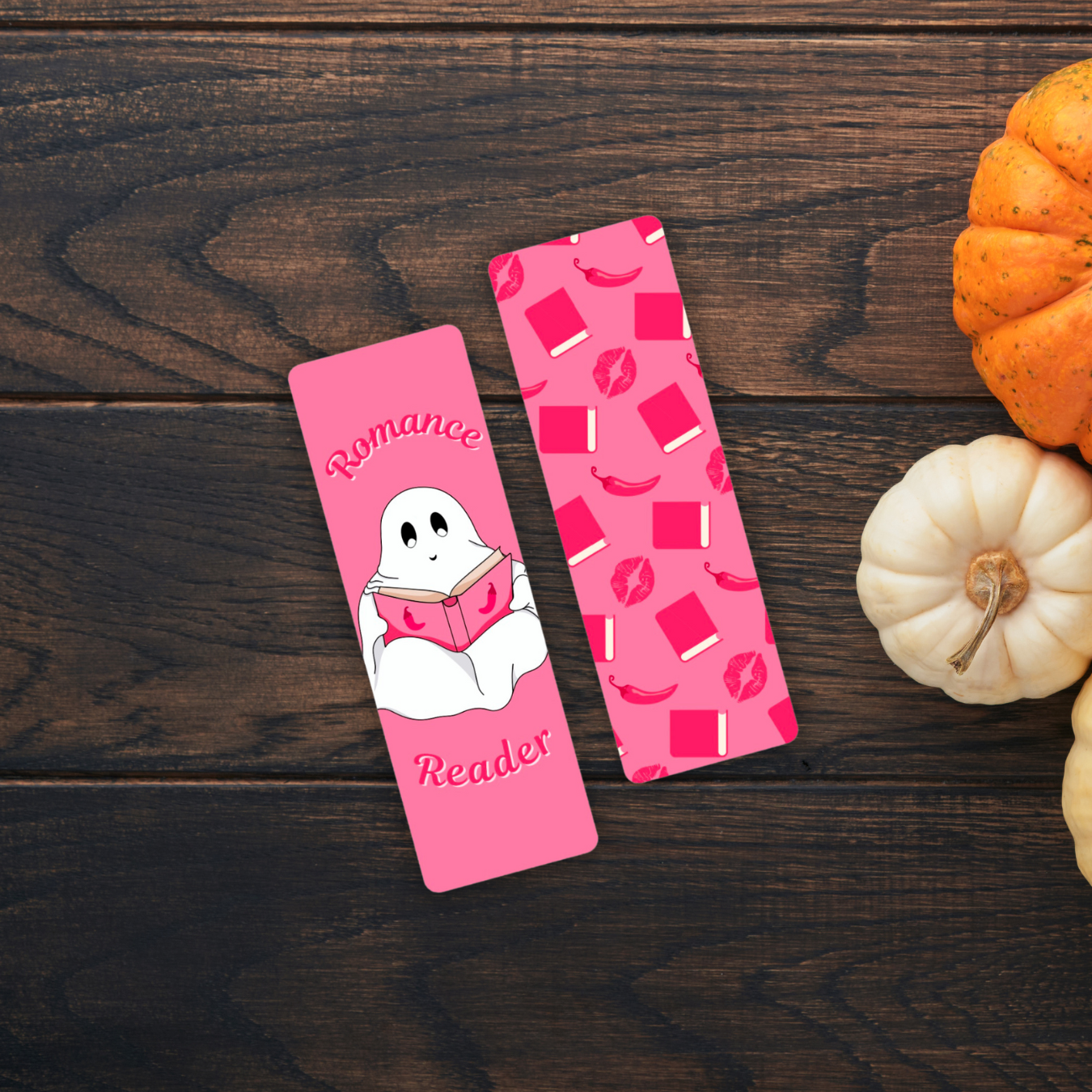Romance Reader Ghost Bookmark