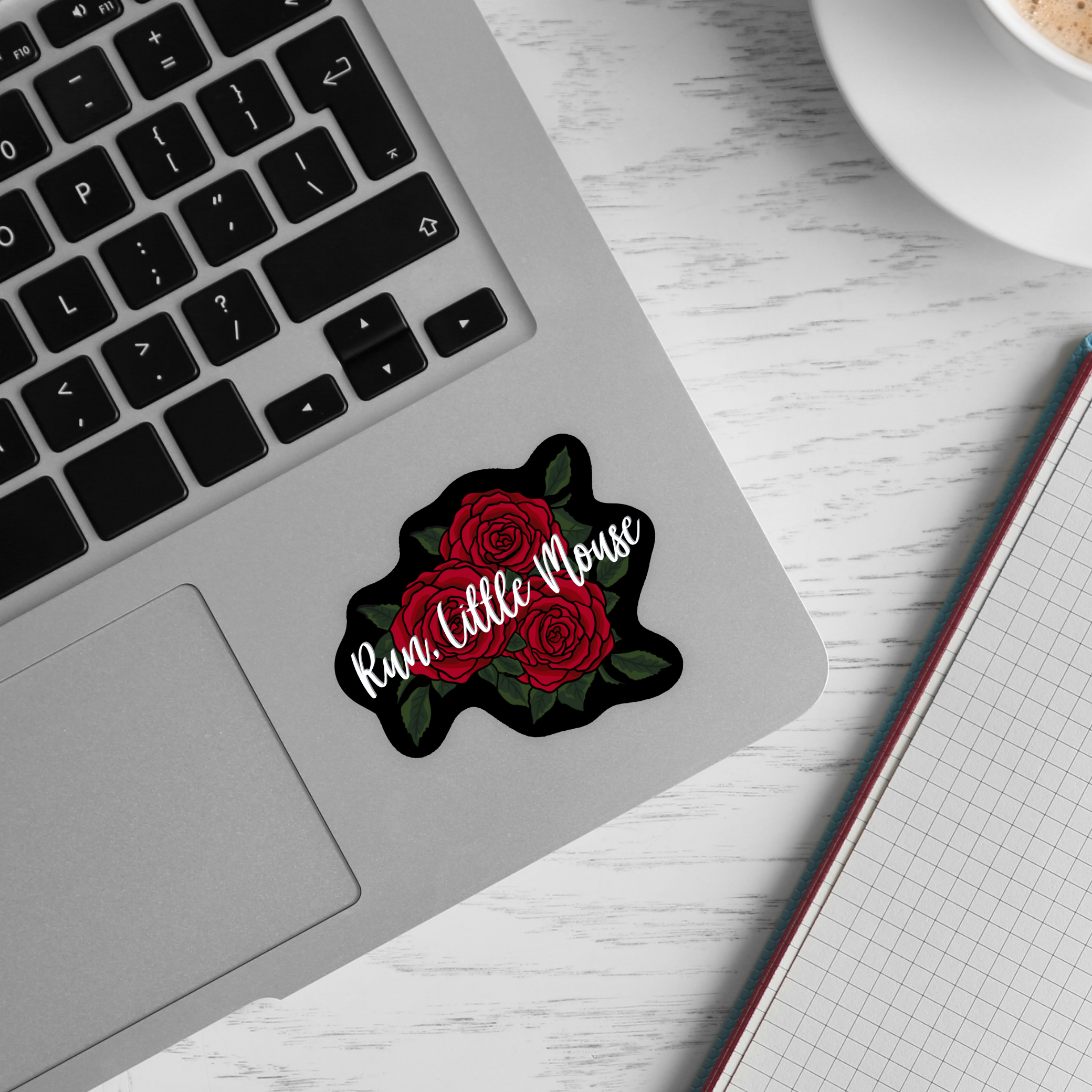 Run Little Mouse | Officially Licensed HD Carlton | Haunting Adeline Bookish Vinyl Sticker