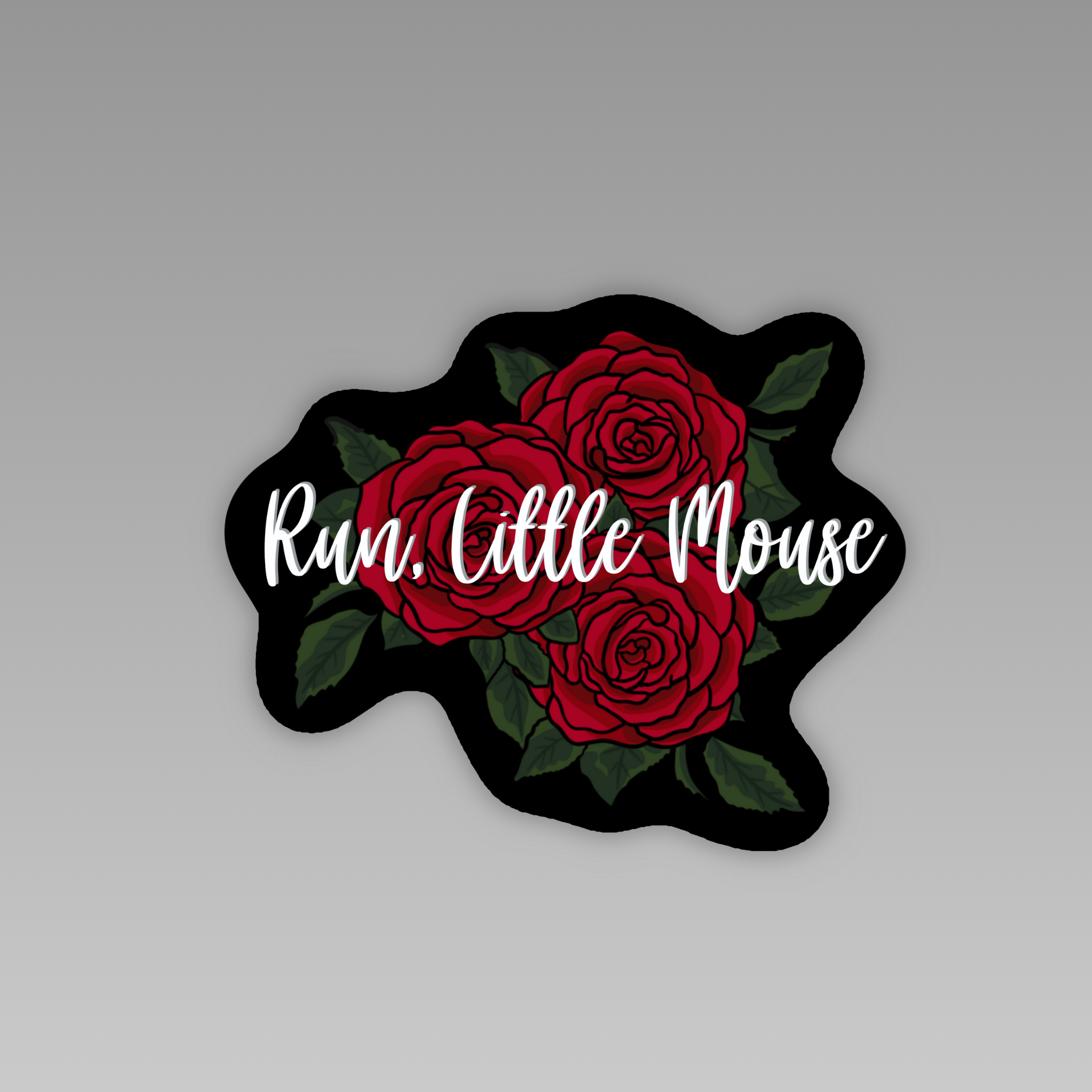 Run Little Mouse | Officially Licensed HD Carlton | Haunting Adeline Bookish Vinyl Sticker