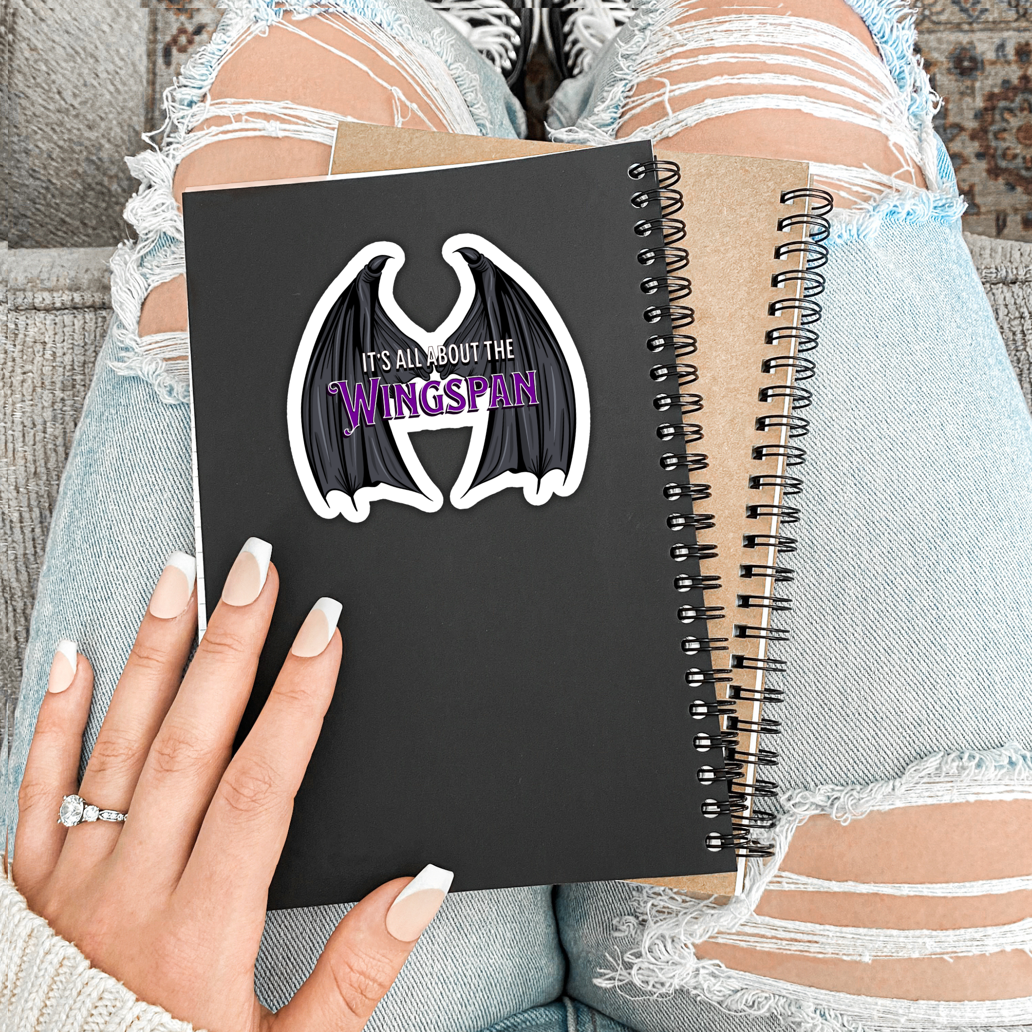 It's All About The Wingspan Vinyl Sticker | ACOTAR | Sarah J Maas | Officially Licensed