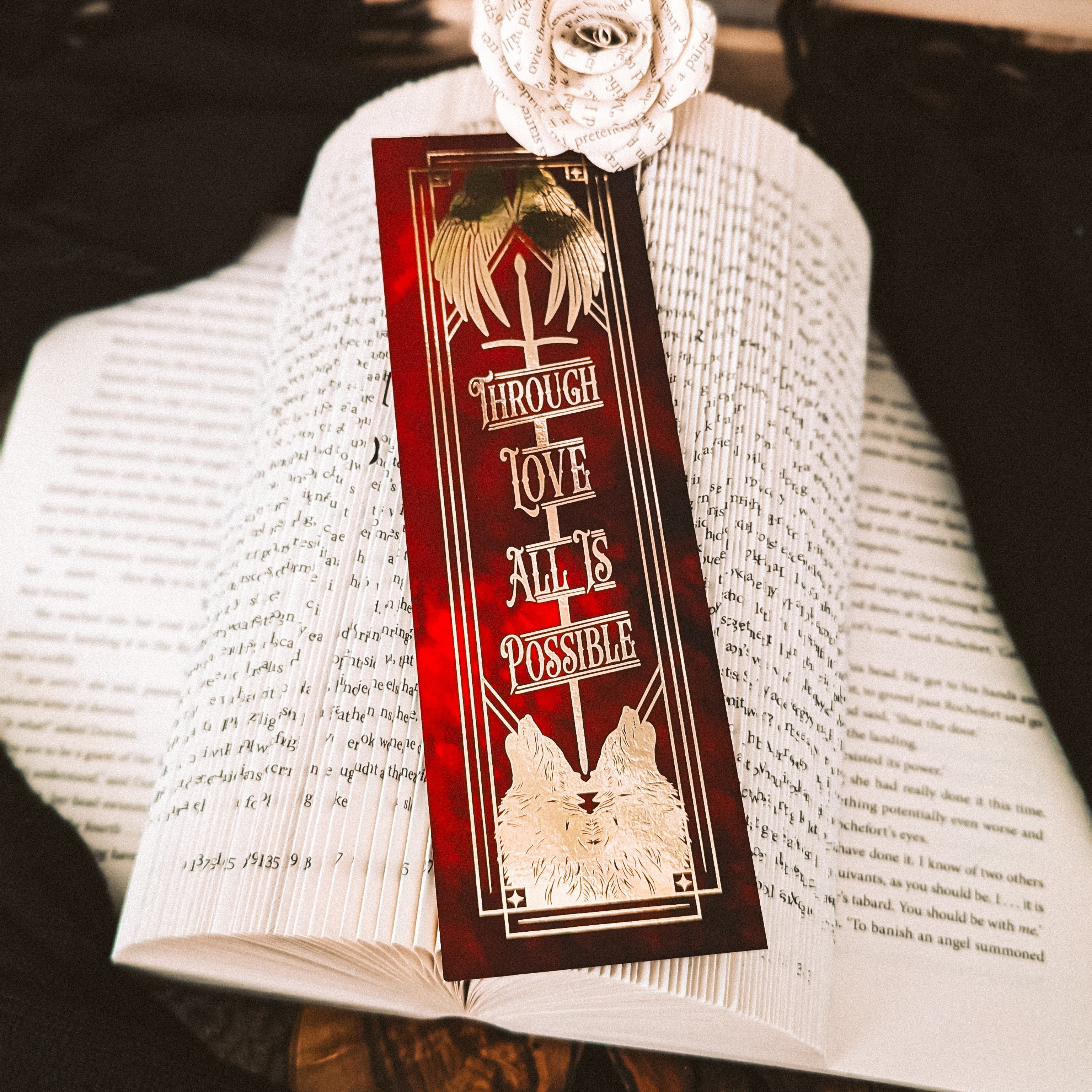 Crescent City Gold Foiled Bookmark Set | Crescent City | Sarah J Maas | Officially Licensed