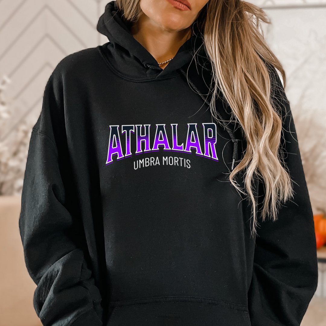 Hunt Athalar Umbra Mortis Hoodie | Crescent City | Sarah J Maas | Officially Licensed
