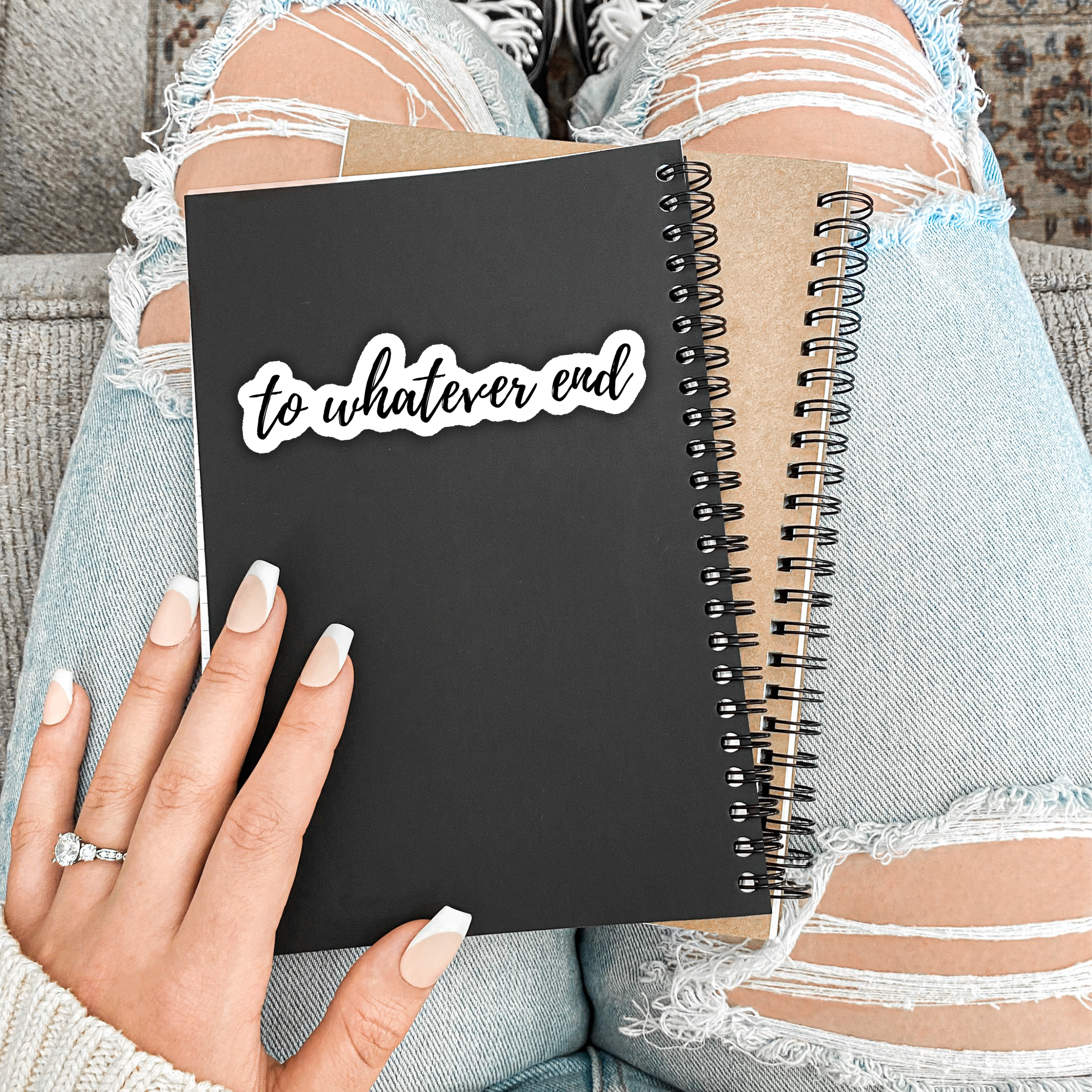 To Whatever End Vinyl Sticker | Throne of Glass | Sarah J Maas | Officially Licensed