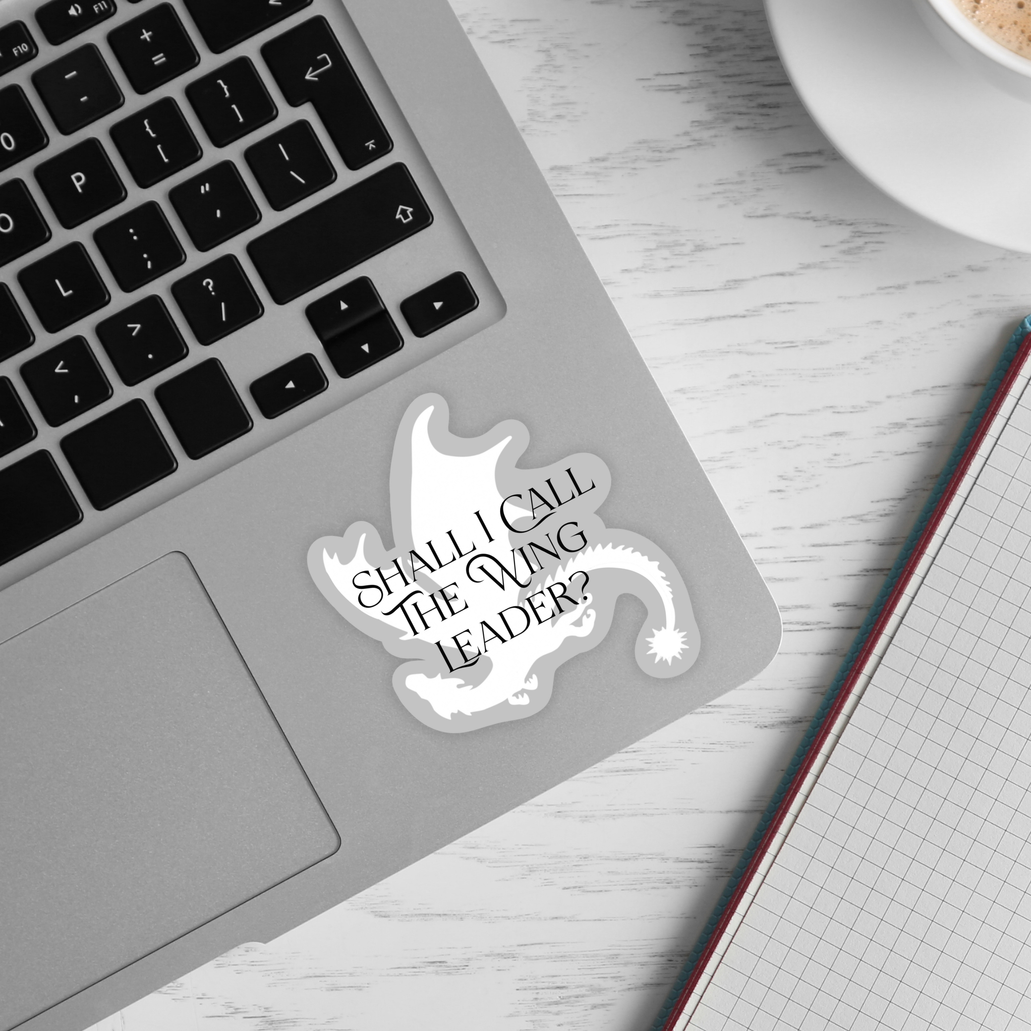 Shall I Call The Wingleader Vinyl Sticker | Fourth Wing | Rebecca Yarros | Officially Licensed