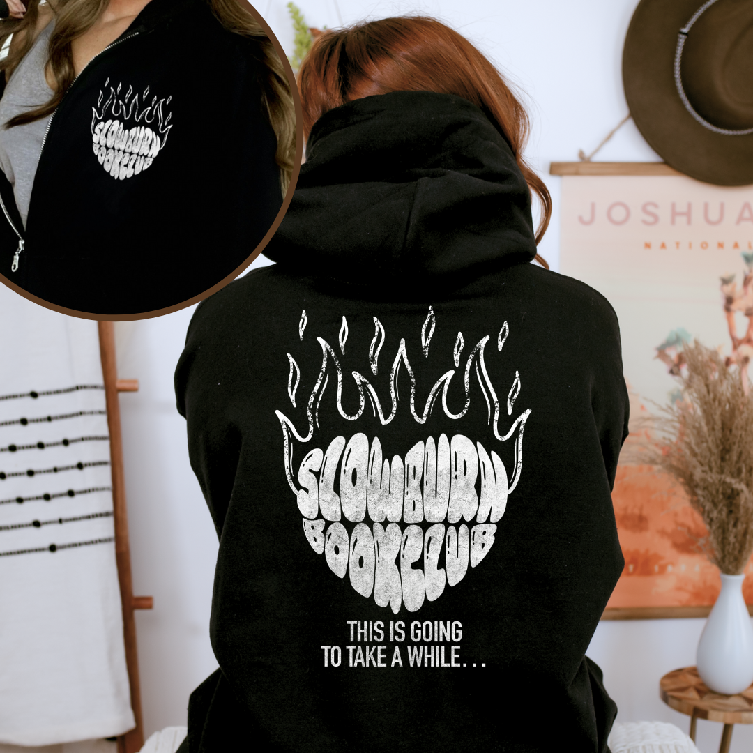 Slow Burn Book Club | ZIP UP Hoodie | Trope Collection