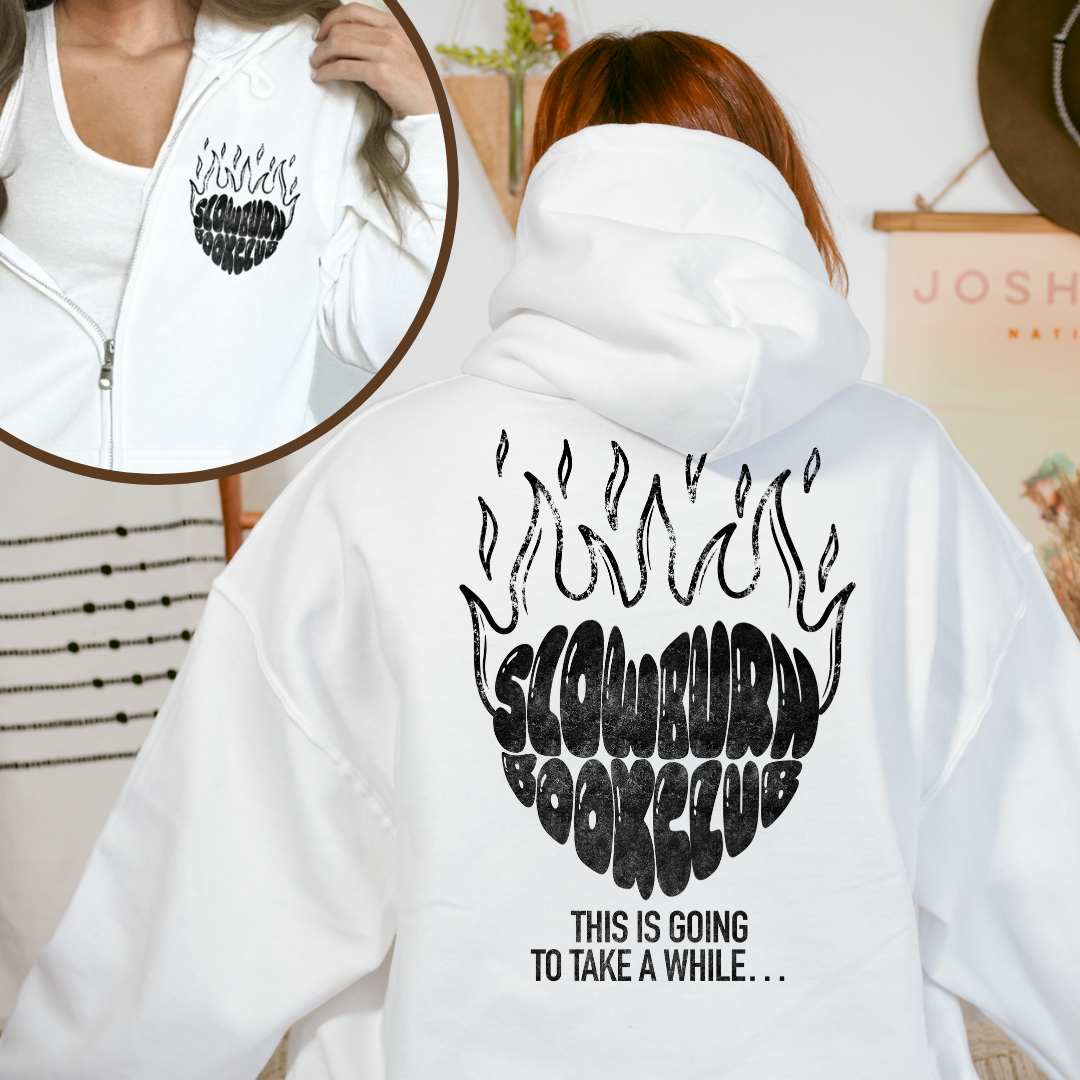 Slow Burn Book Club | ZIP UP Hoodie | Trope Collection