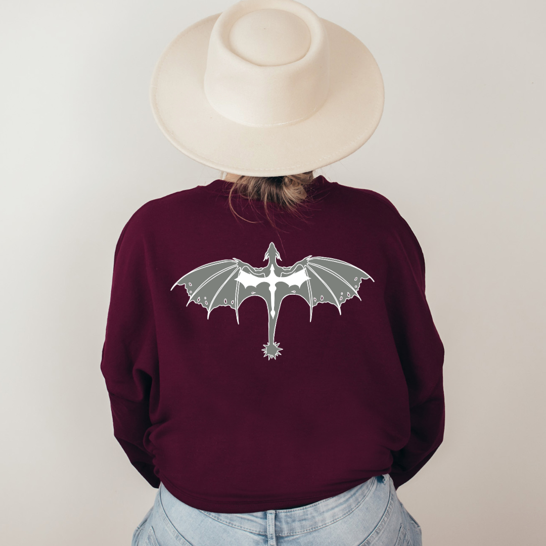 Sorrengail College Sweatshirt | Fourth Wing | Rebecca Yarros | Officially Licensed