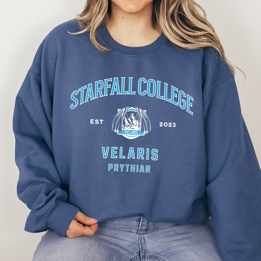 Starfall College Sweatshirt | ACOTAR | Sarah J Maas | Officially Licensed
