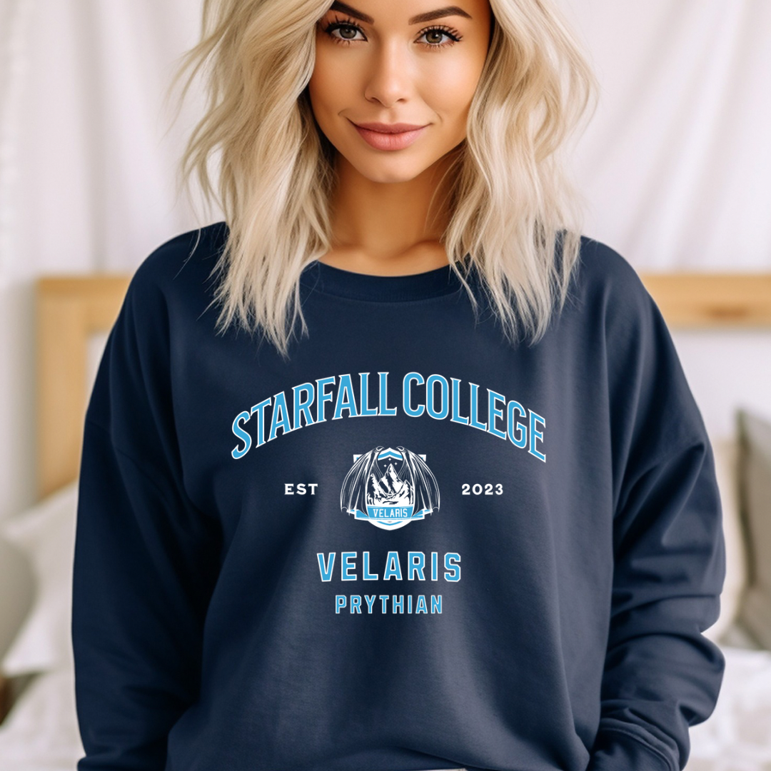 Starfall College Sweatshirt | ACOTAR | Sarah J Maas | Officially Licensed