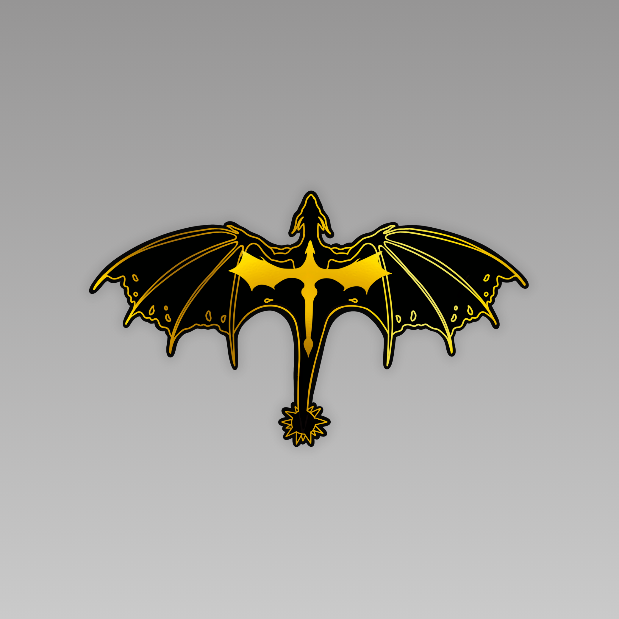 Tairn & Andarna Tattoo Vinyl Sticker | Fourth Wing | Rebecca Yarros | Officially Licensed