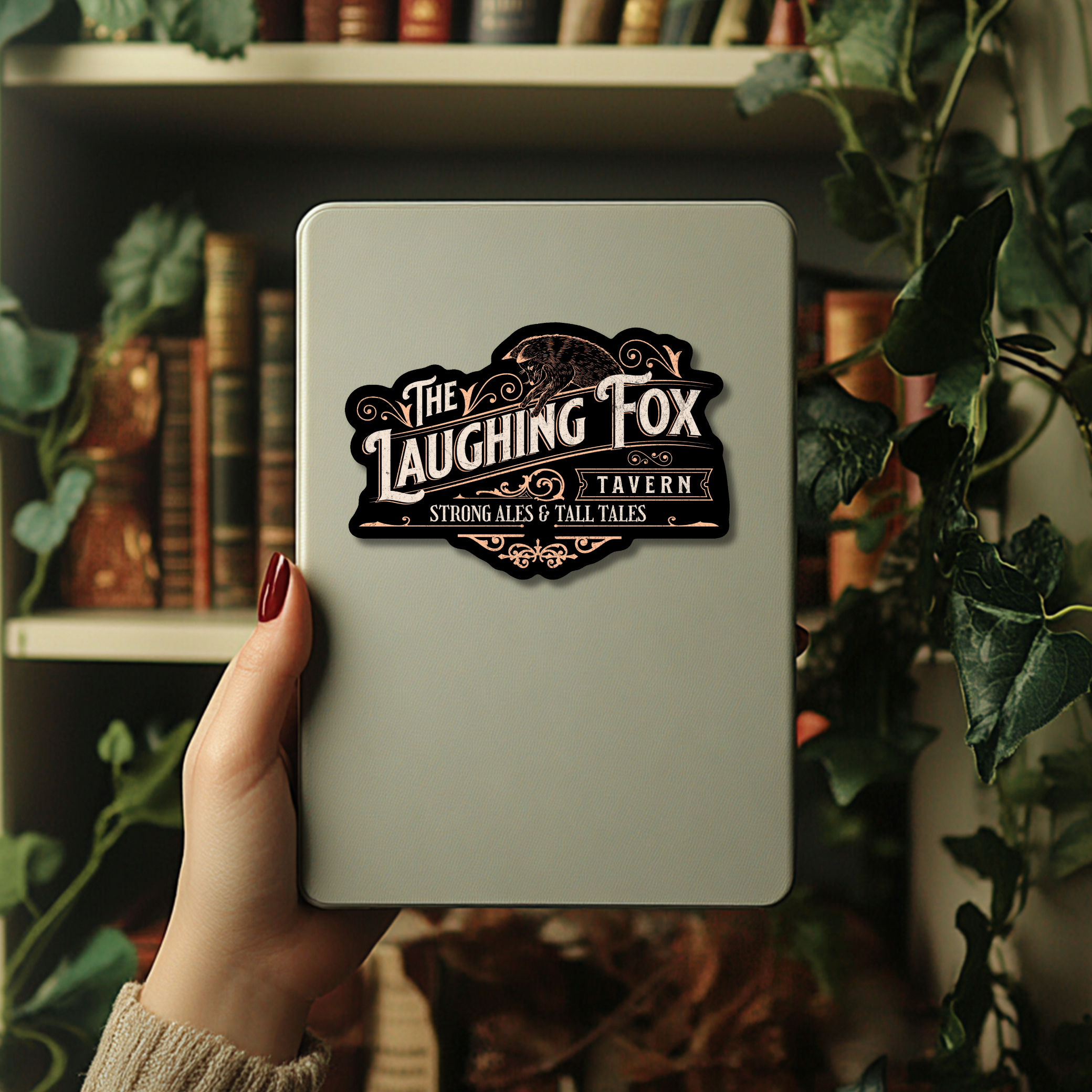 The Laughing Fox Vinyl Sticker | The Legends of Thezmarr | Helen Scheuerer | Officially Licensed